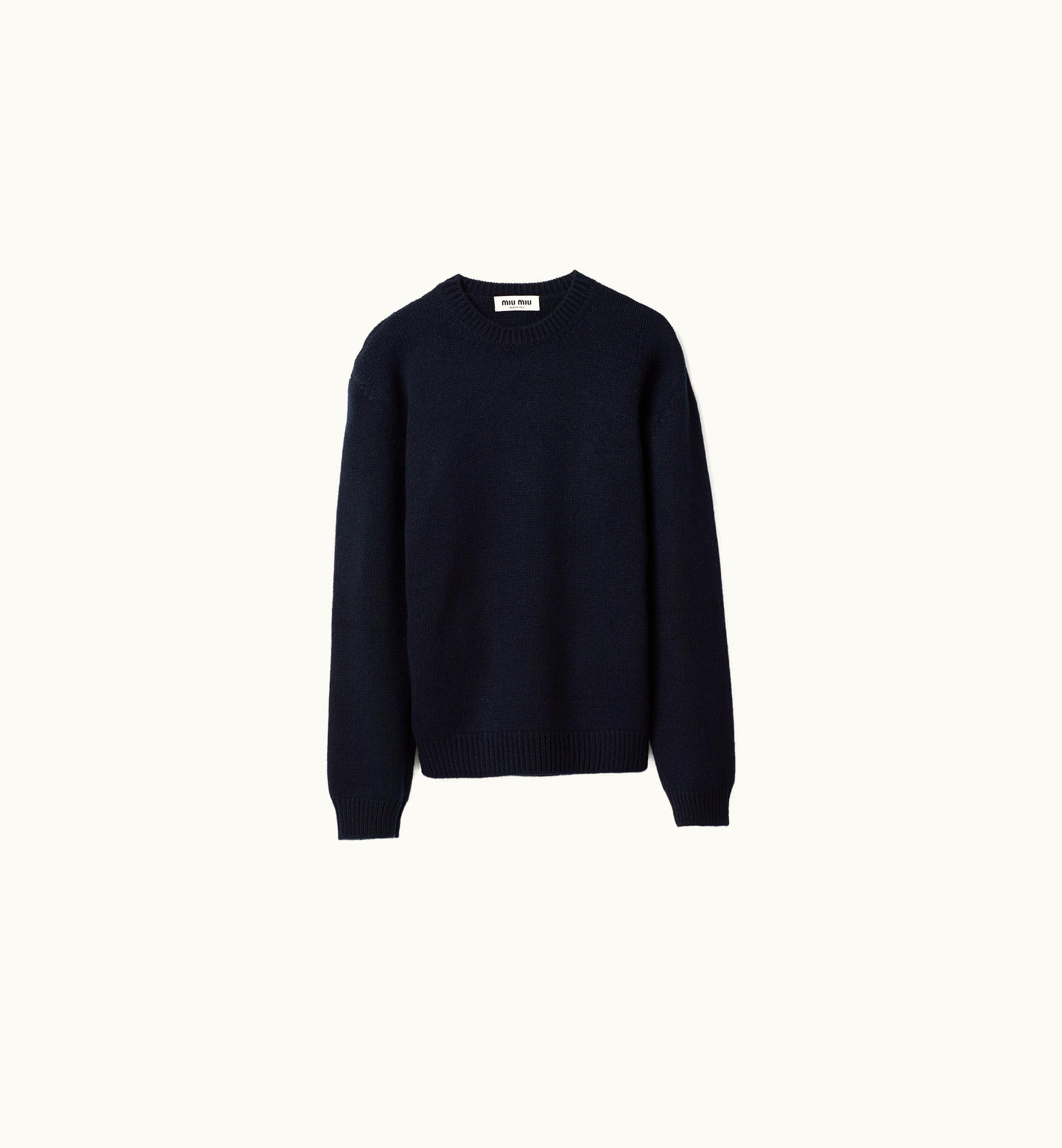 Miu Miu Miu Miu Cashmere Sweater Navy