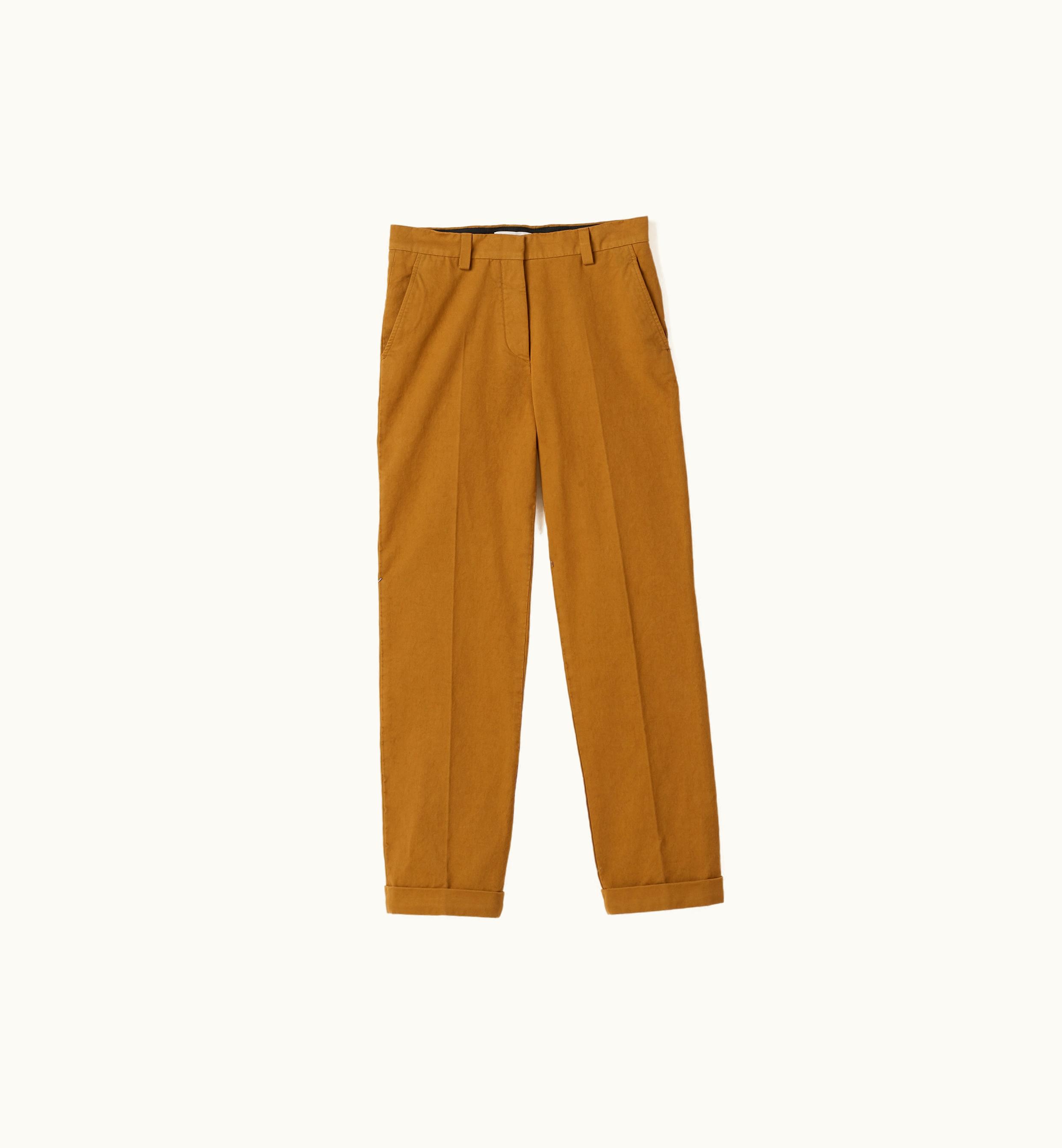 Miu Miu Miu Miu Gabardine Pants Ochre