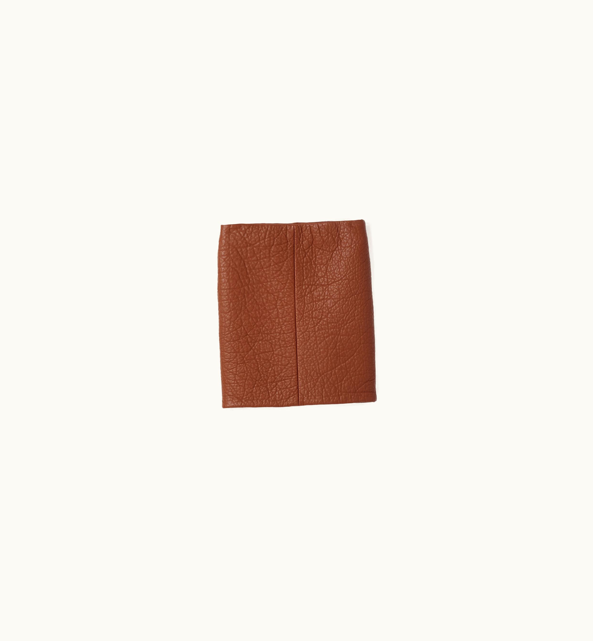 Miu Miu Miu Miu Nappa Leather Skirt Cognac