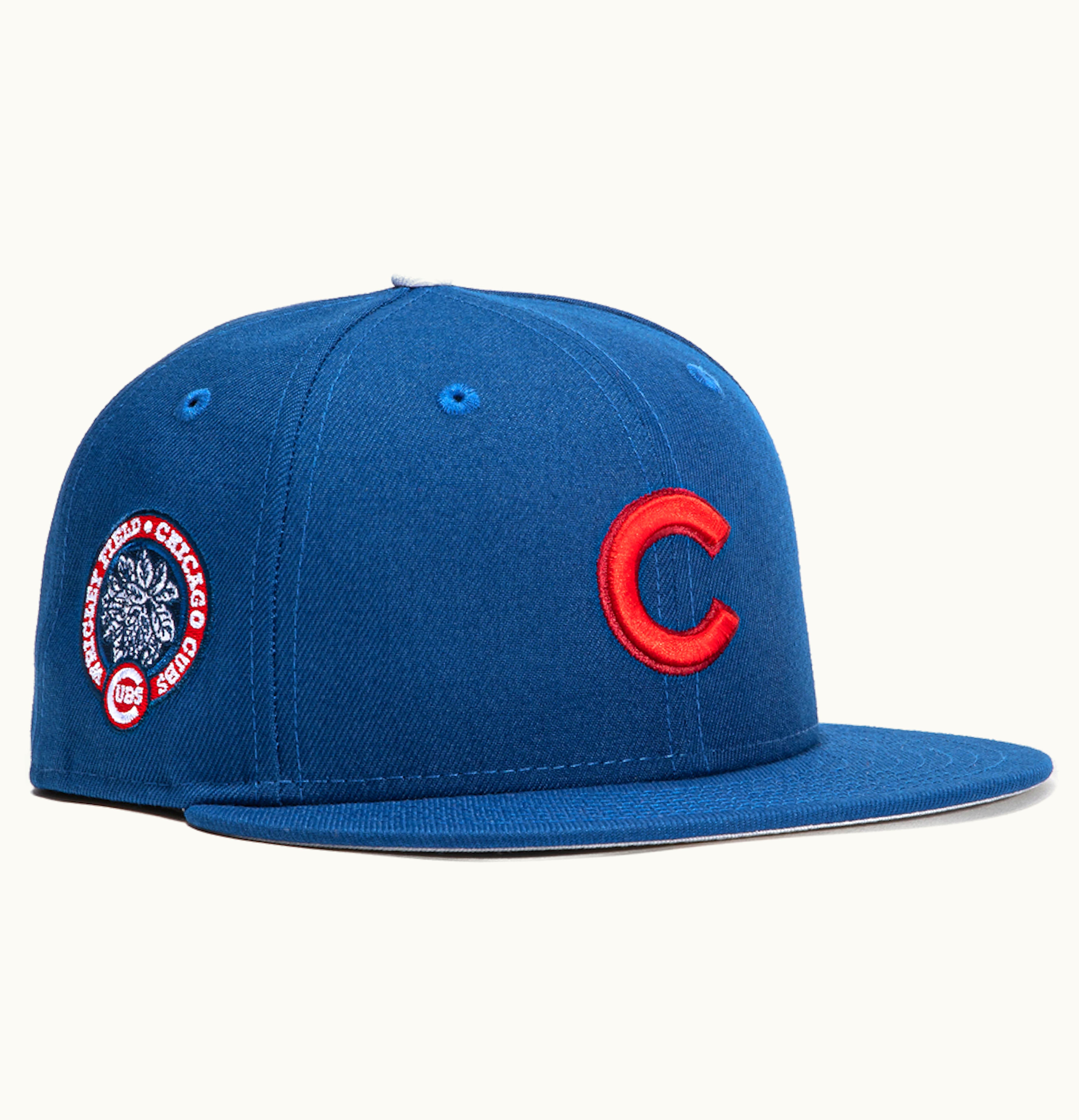 New Era New Era Chicago Cubs Aux Pack Vol 2 Wrigley Field Patch Hat Club Exclusive 59Fifty Fitted Hat Royal Red
