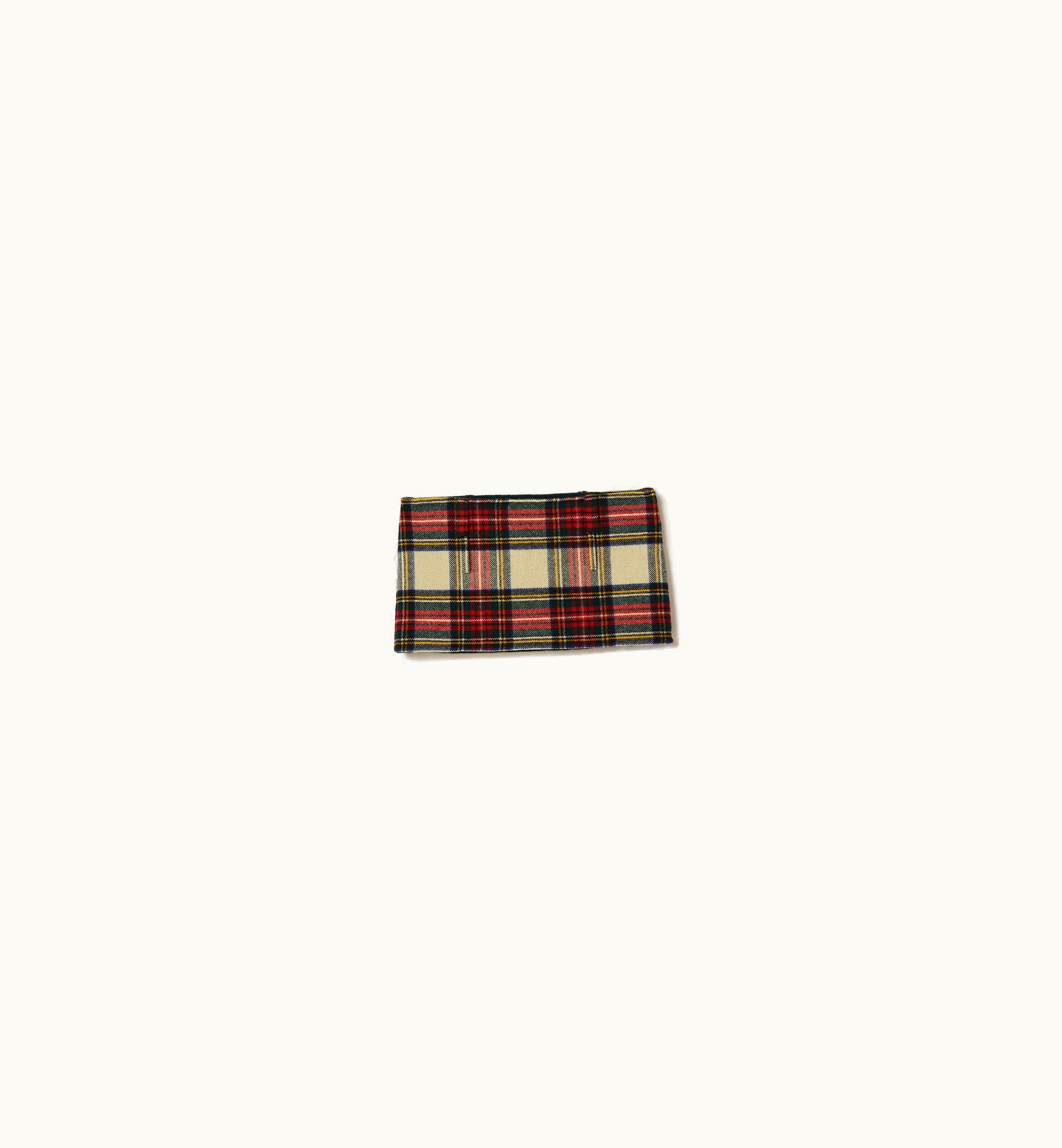 Miu Miu Miu Miu Plaid Miniskirt Ivory