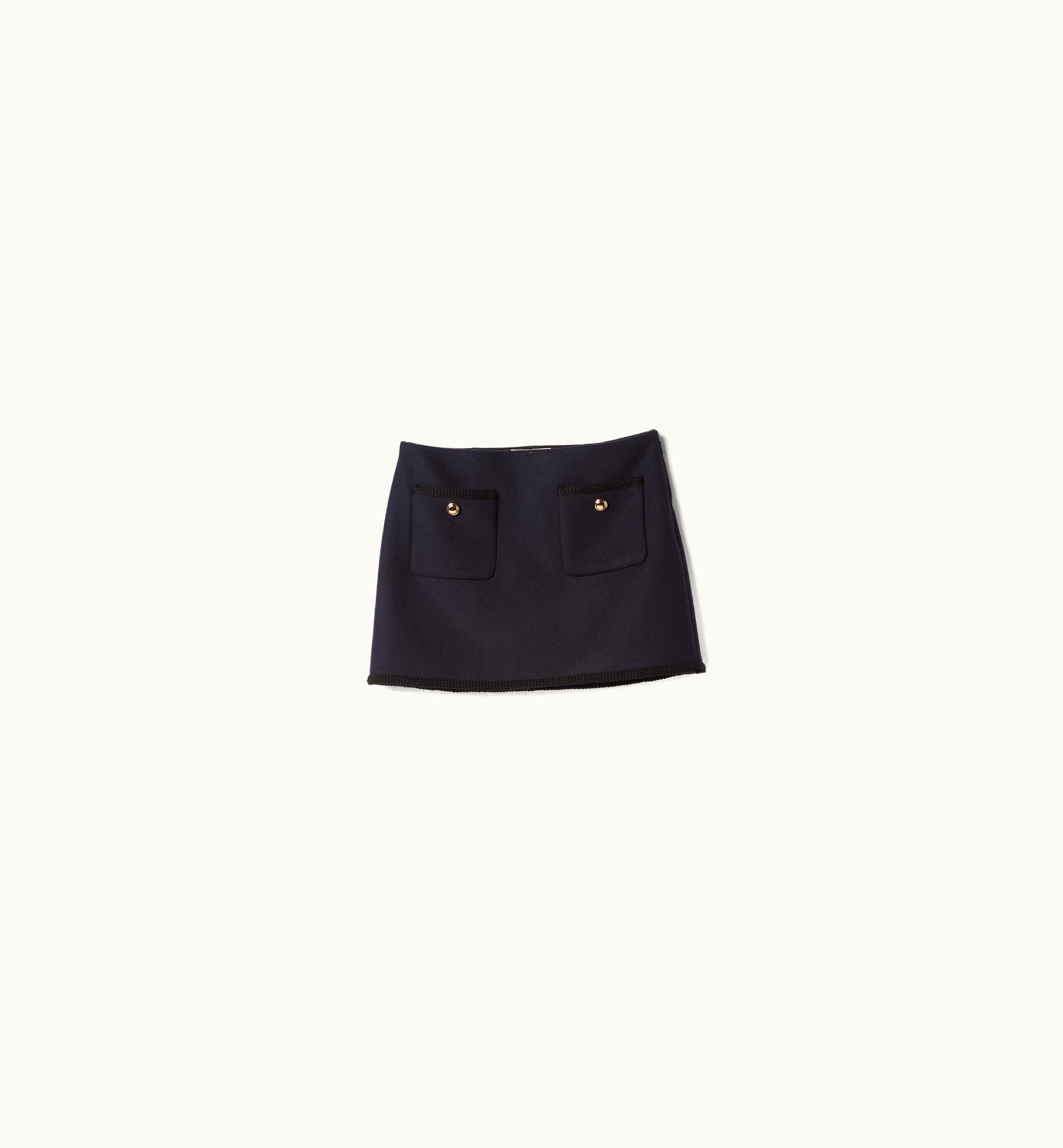 Miu Miu Miu Miu Cloth Miniskirt Navy
