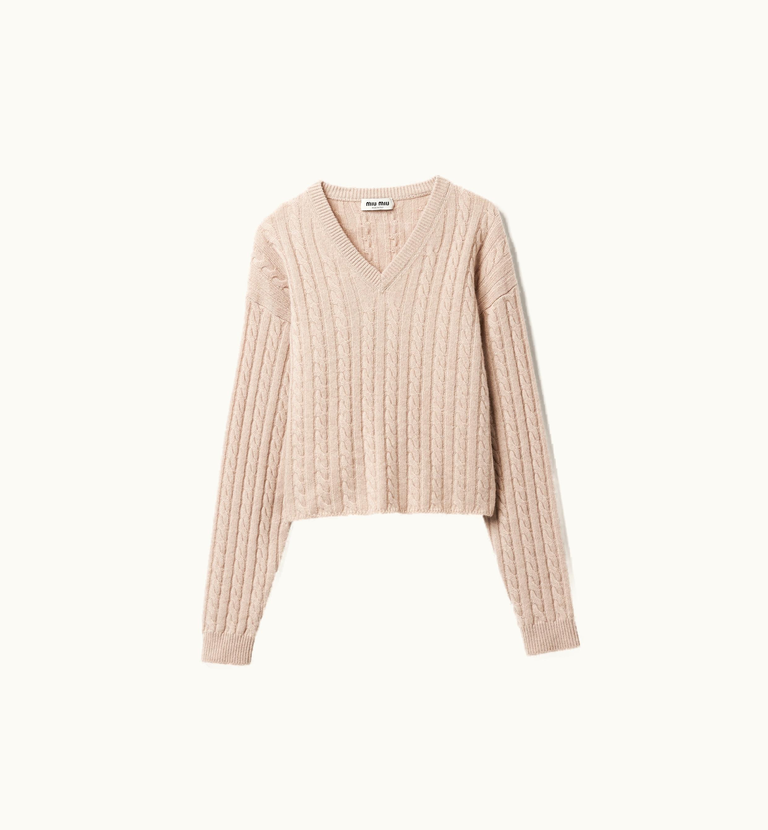 Miu Miu Miu Miu Cashmere Sweater Limestone