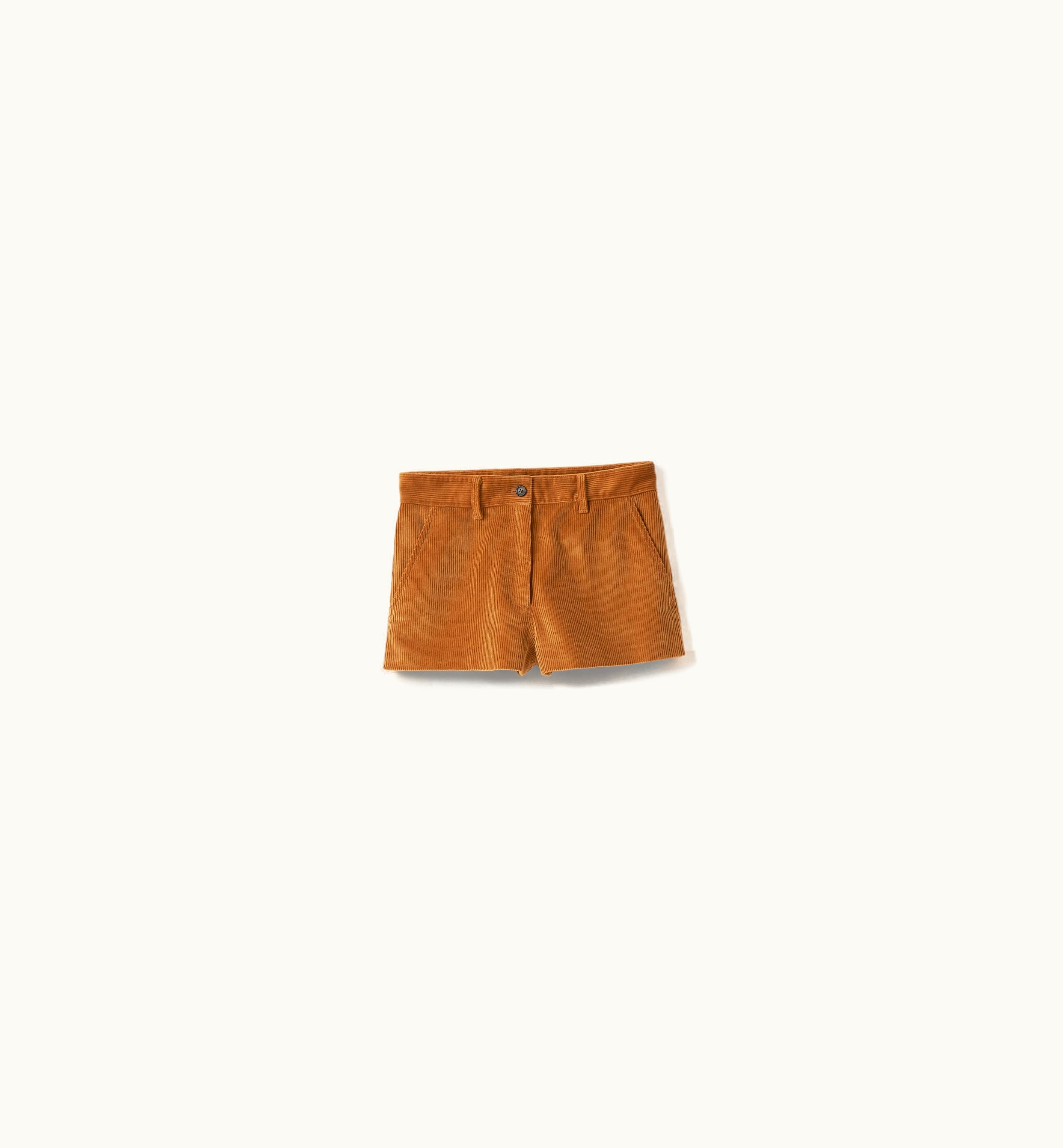 Miu Miu Miu Miu Corduroy Shorts Barley