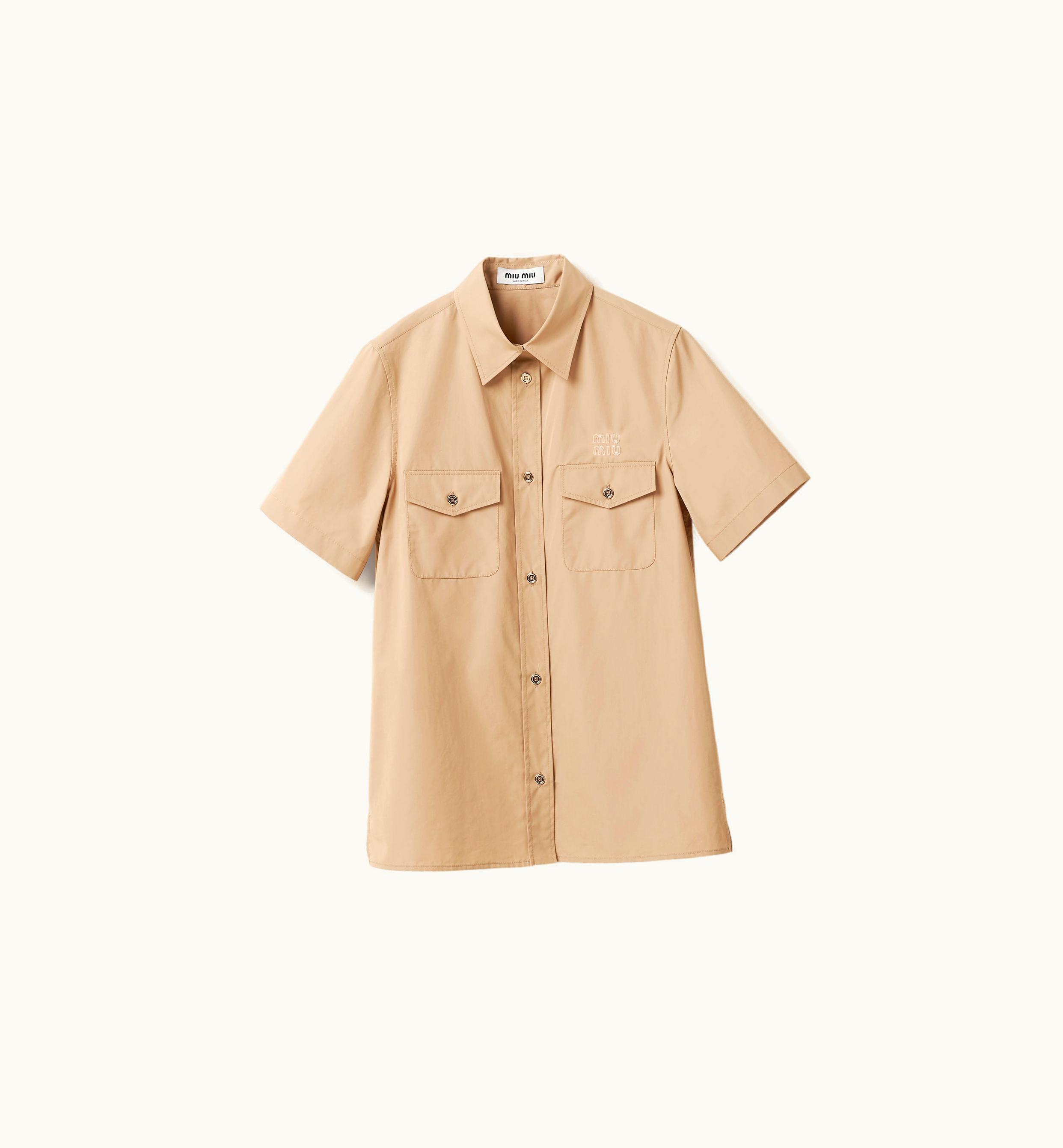 Miu Miu Miu Miu Poplin Shirt Cord