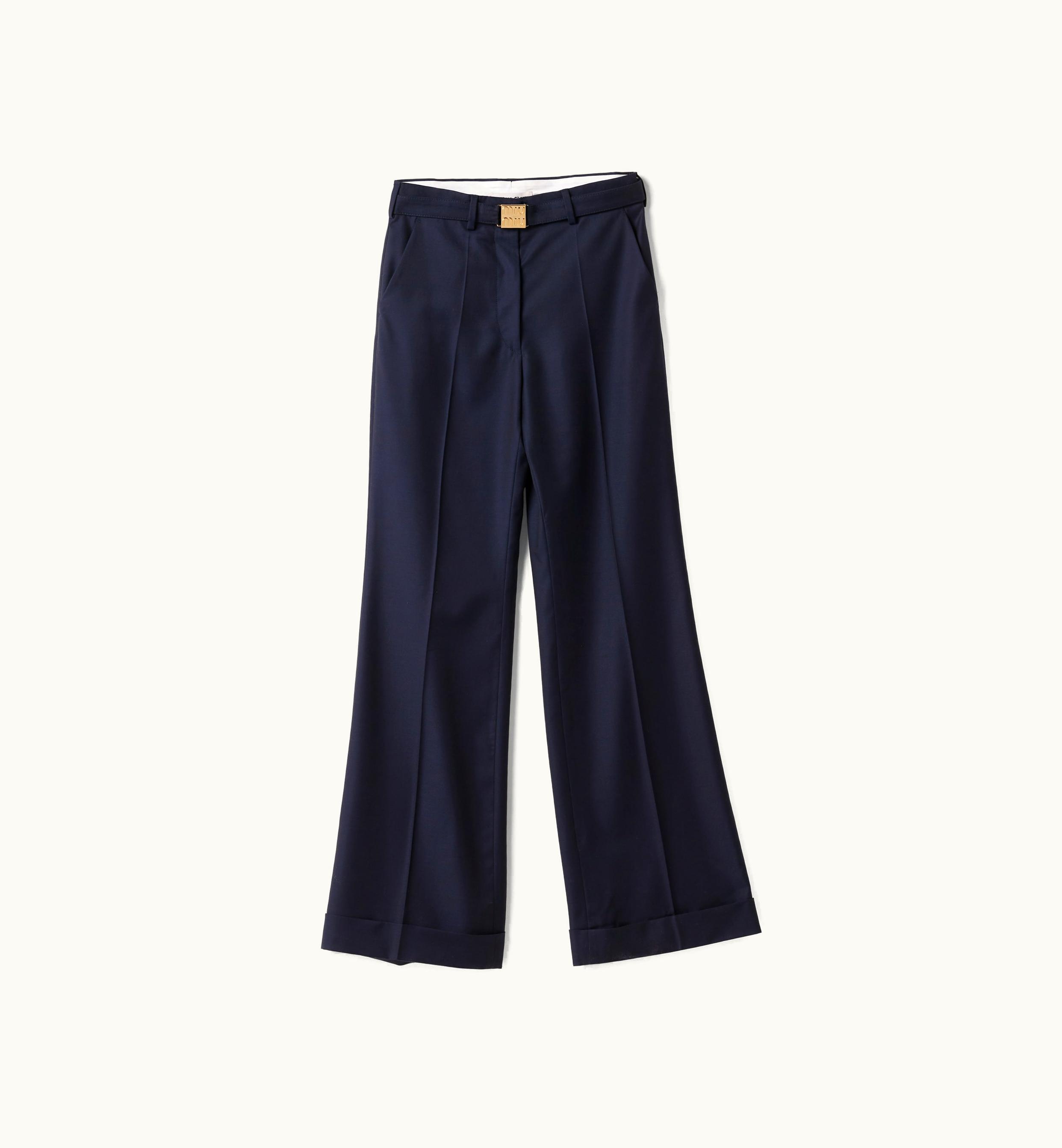 Miu Miu Miu Miu Batavia Pants Navy
