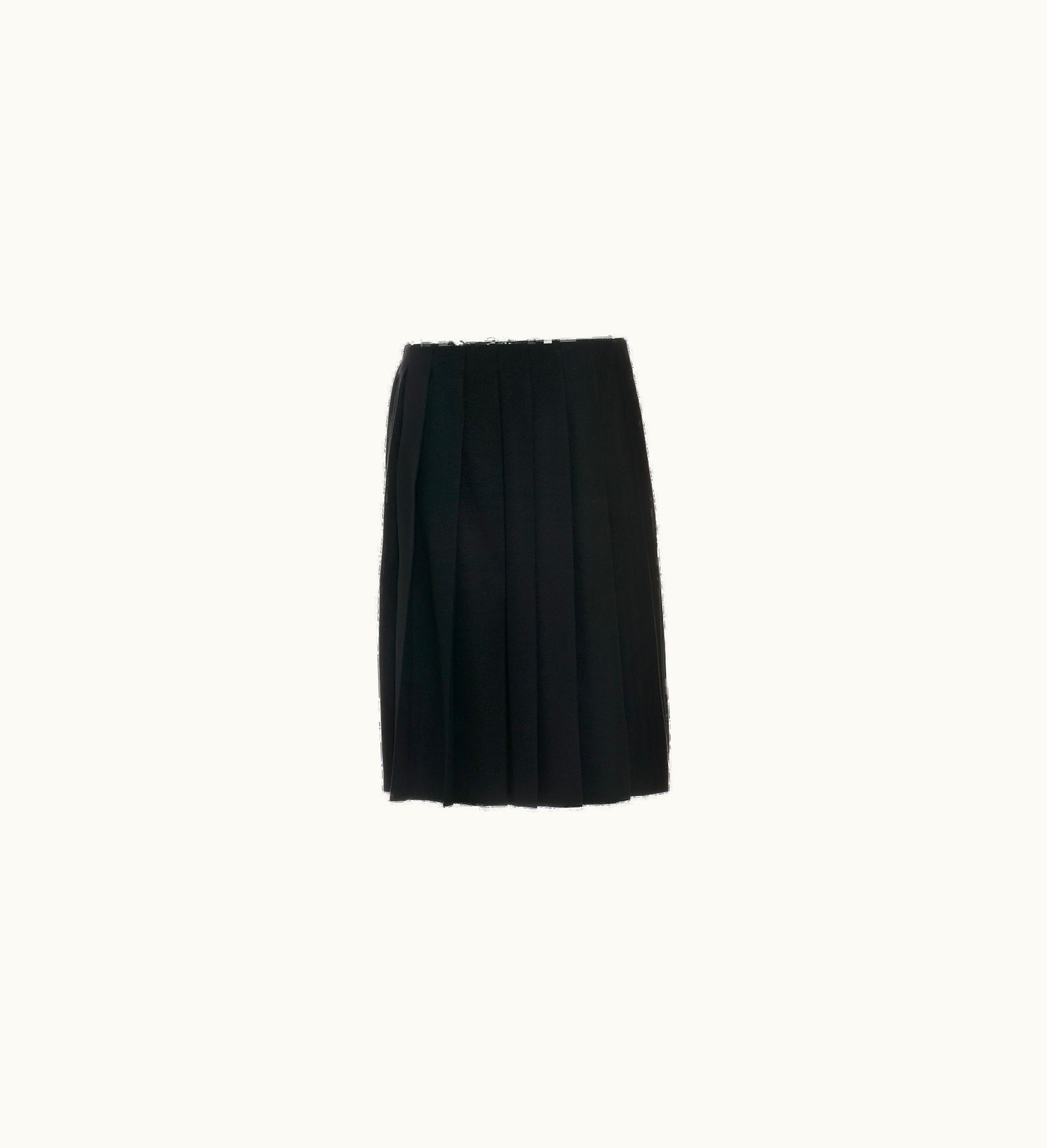 Miu Miu Miu Miu Velour Skirt Black