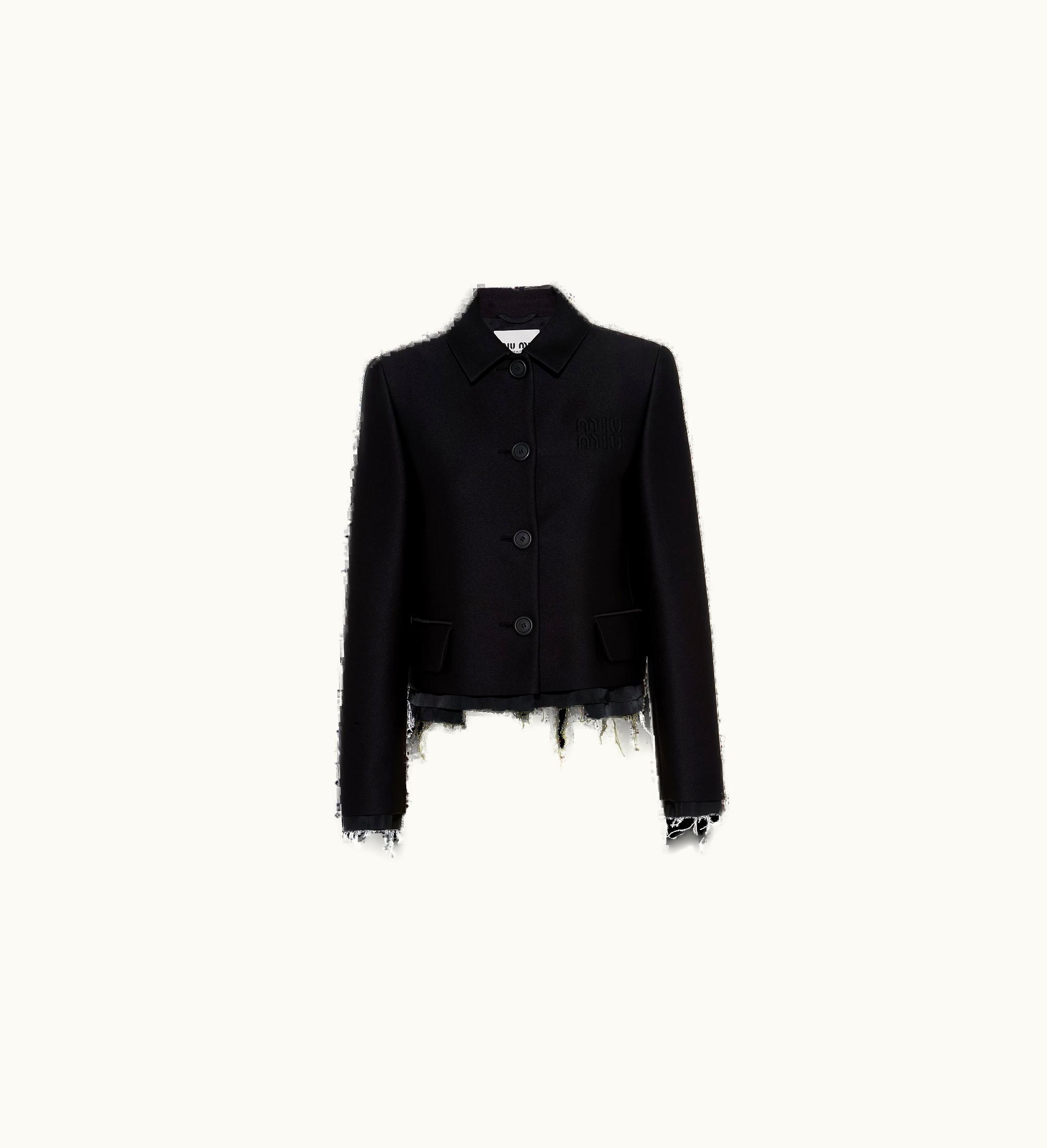 Miu Miu Miu Miu Single-breasted Radzimir Jacket Black