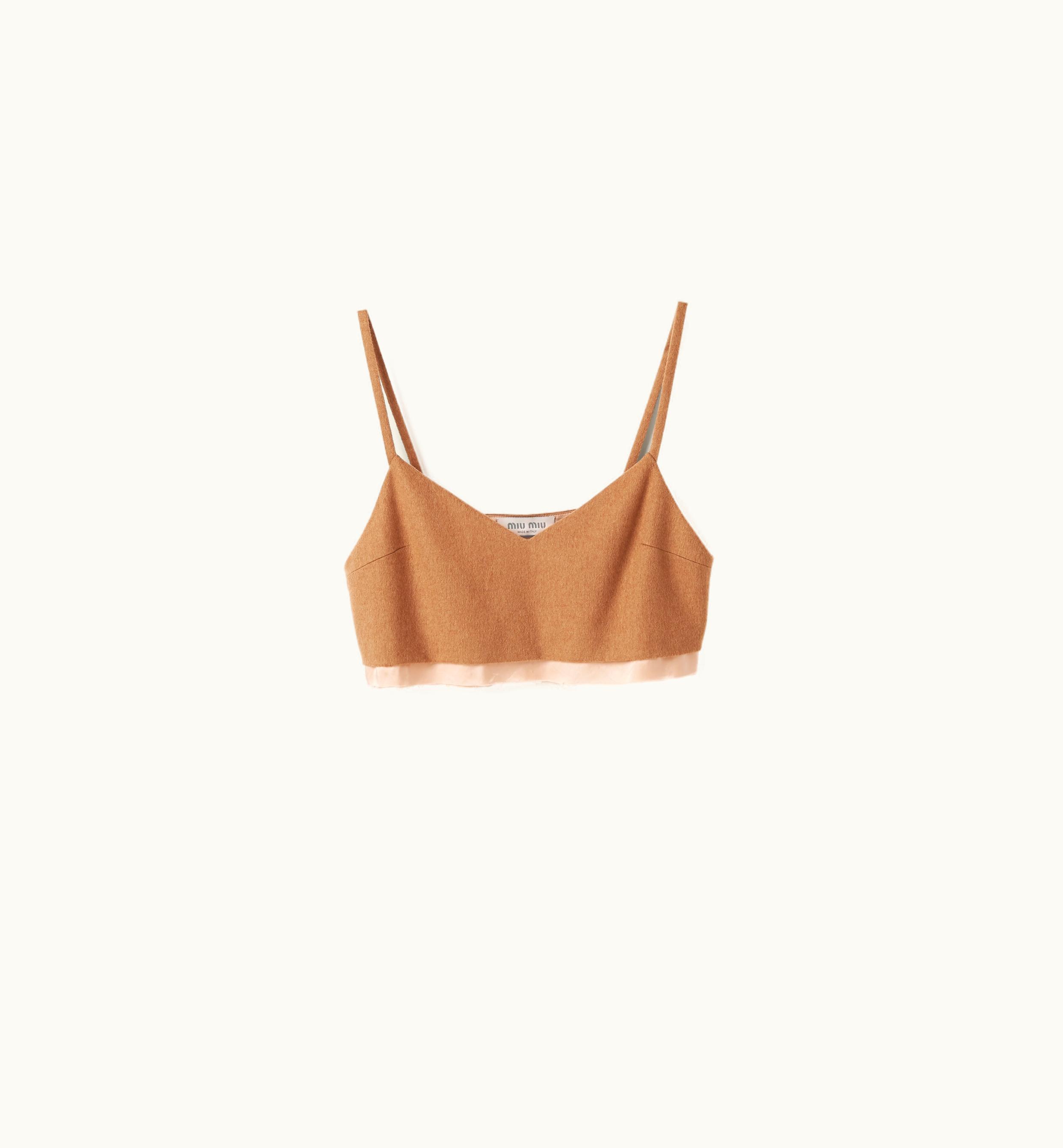 Miu Miu Miu Miu Camel Top Camel Brown