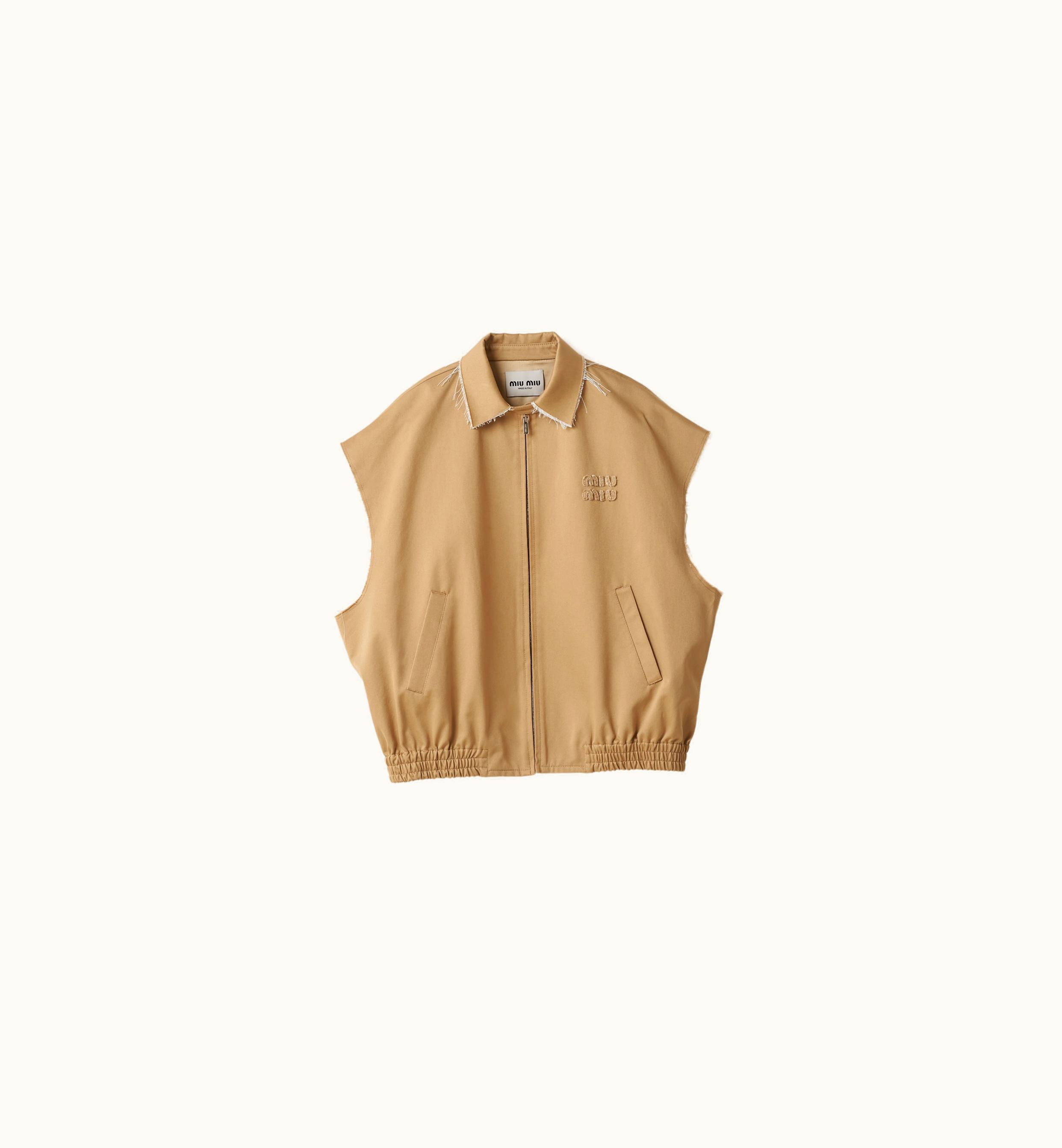 Miu Miu Miu Miu Chino Blouson Jacket Cord in Black