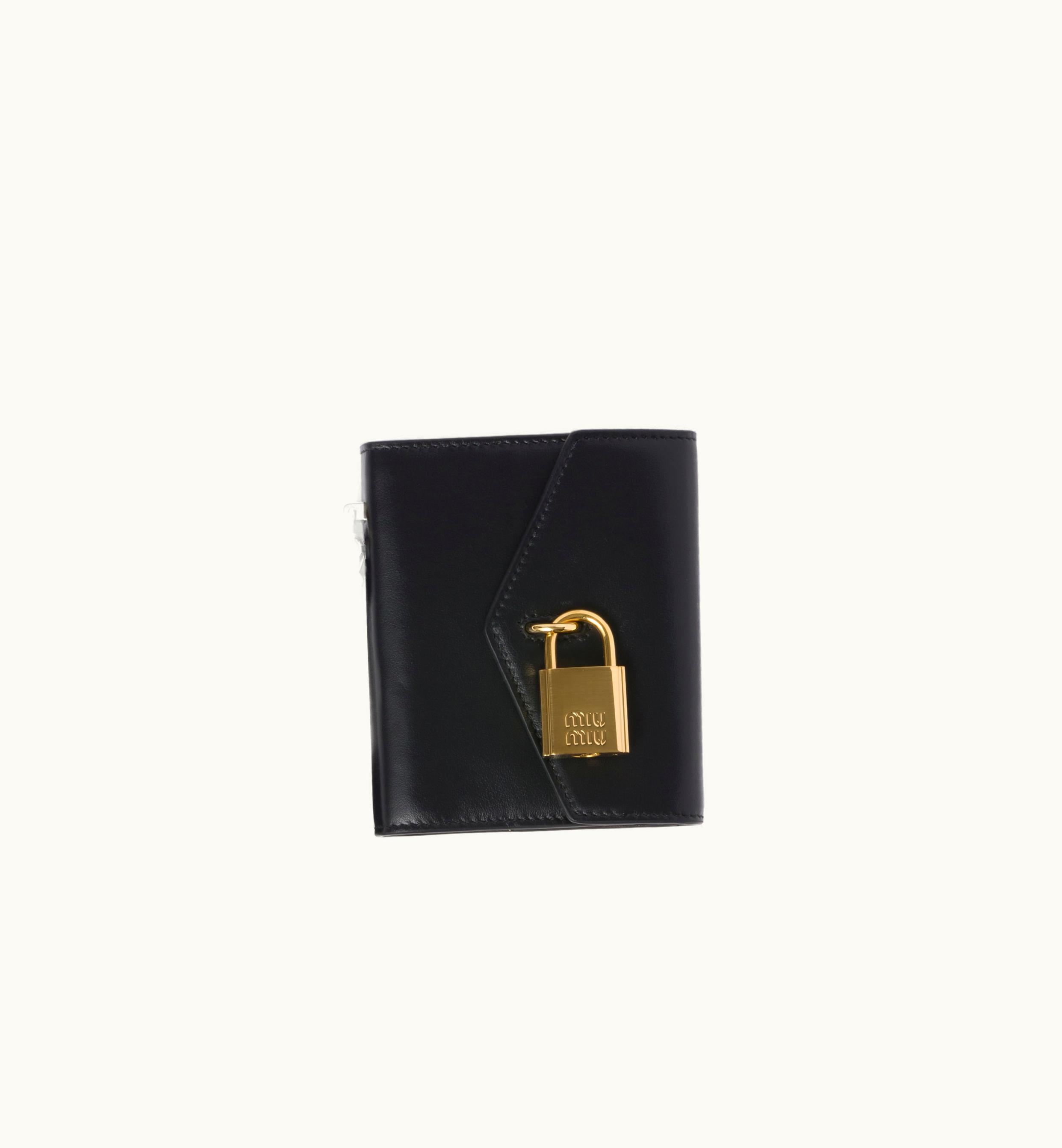 Miu Miu Miu Miu Diary With Leather Case Black