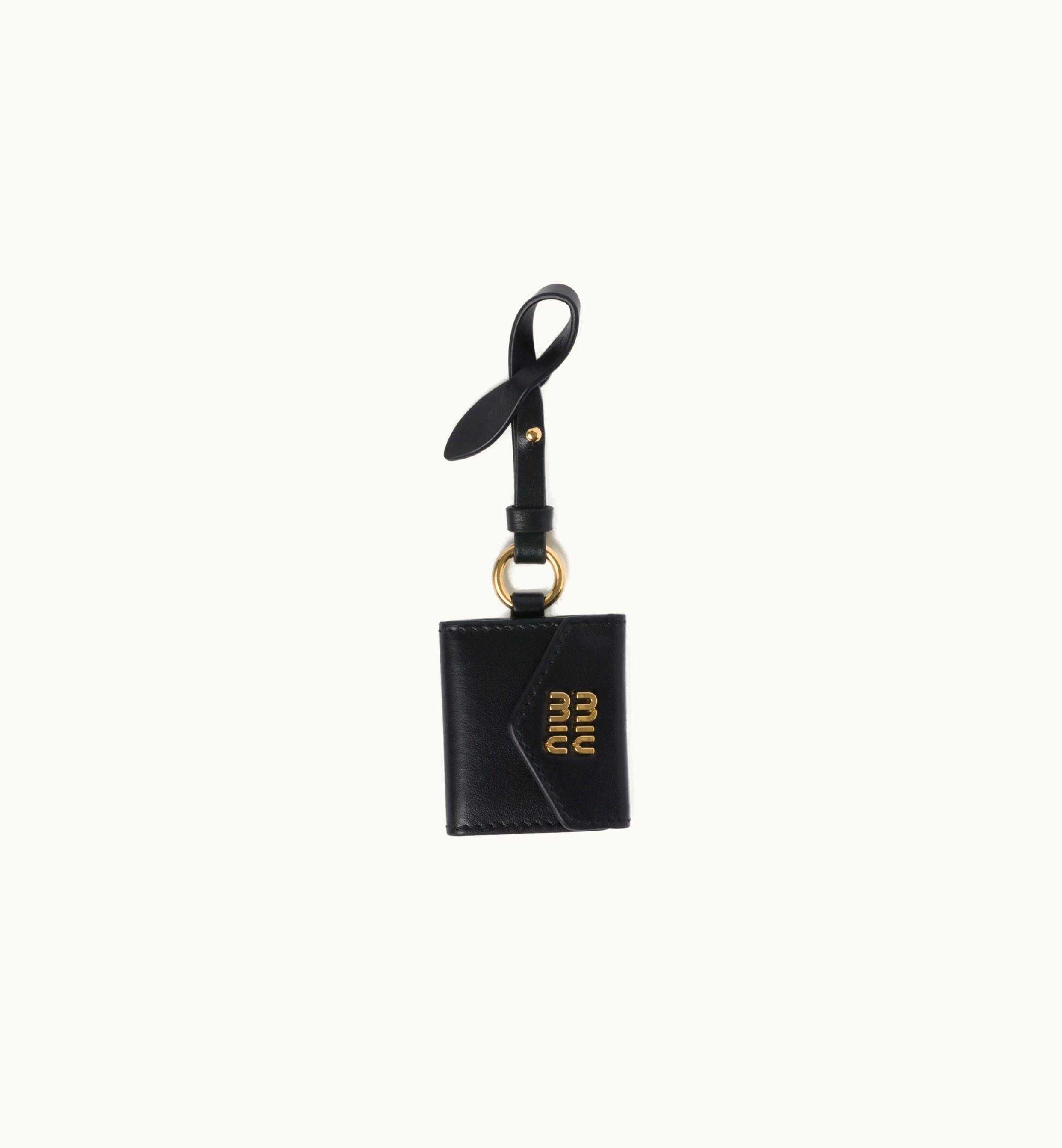 Miu Miu Miu Miu Leather Photo Holder Accessory Black