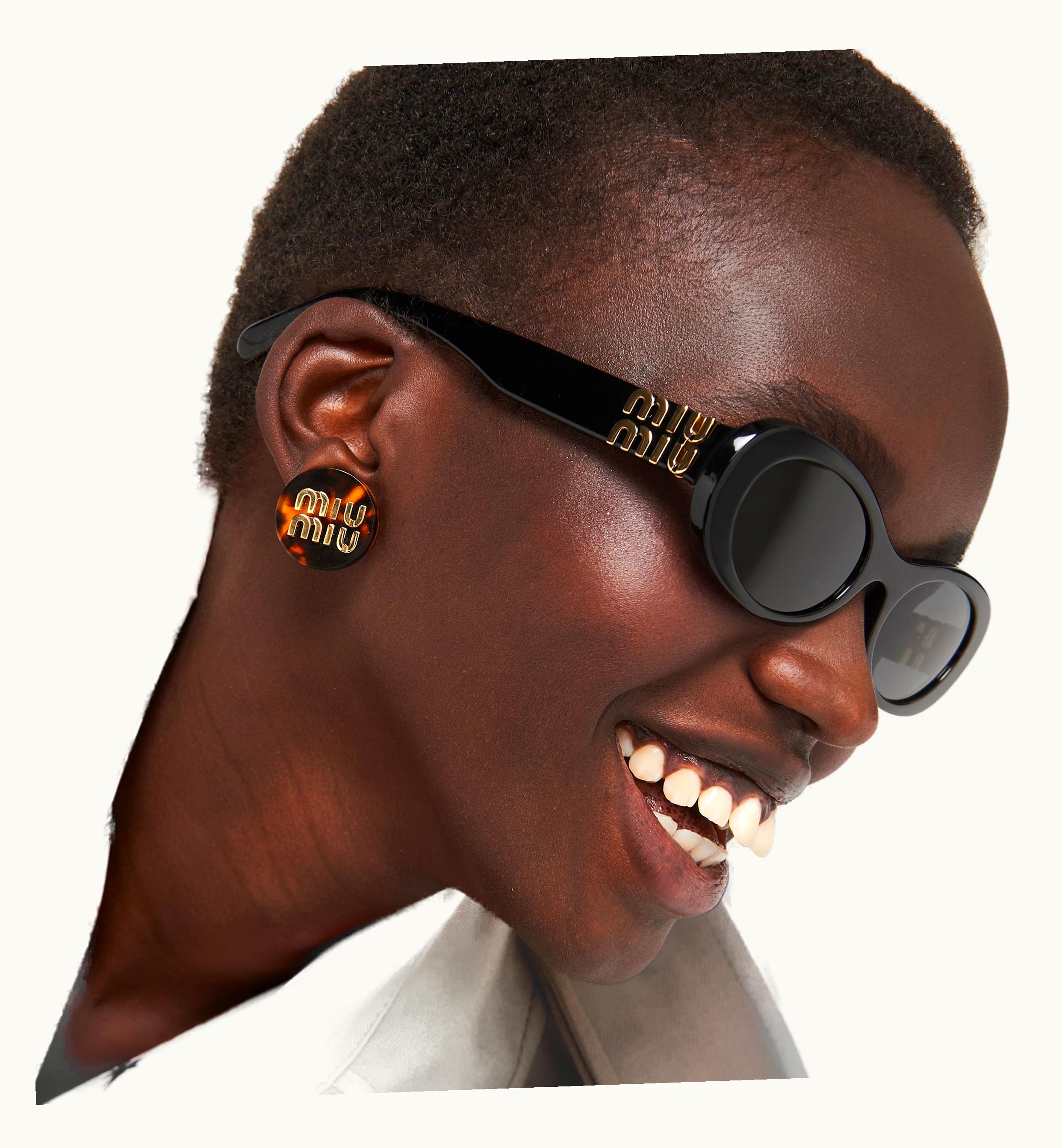 Miu Miu Miu Miu Miu Glimpse Sunglasses Slate Gray Lenses SMU06Z_E1AB_F05S0_C_050