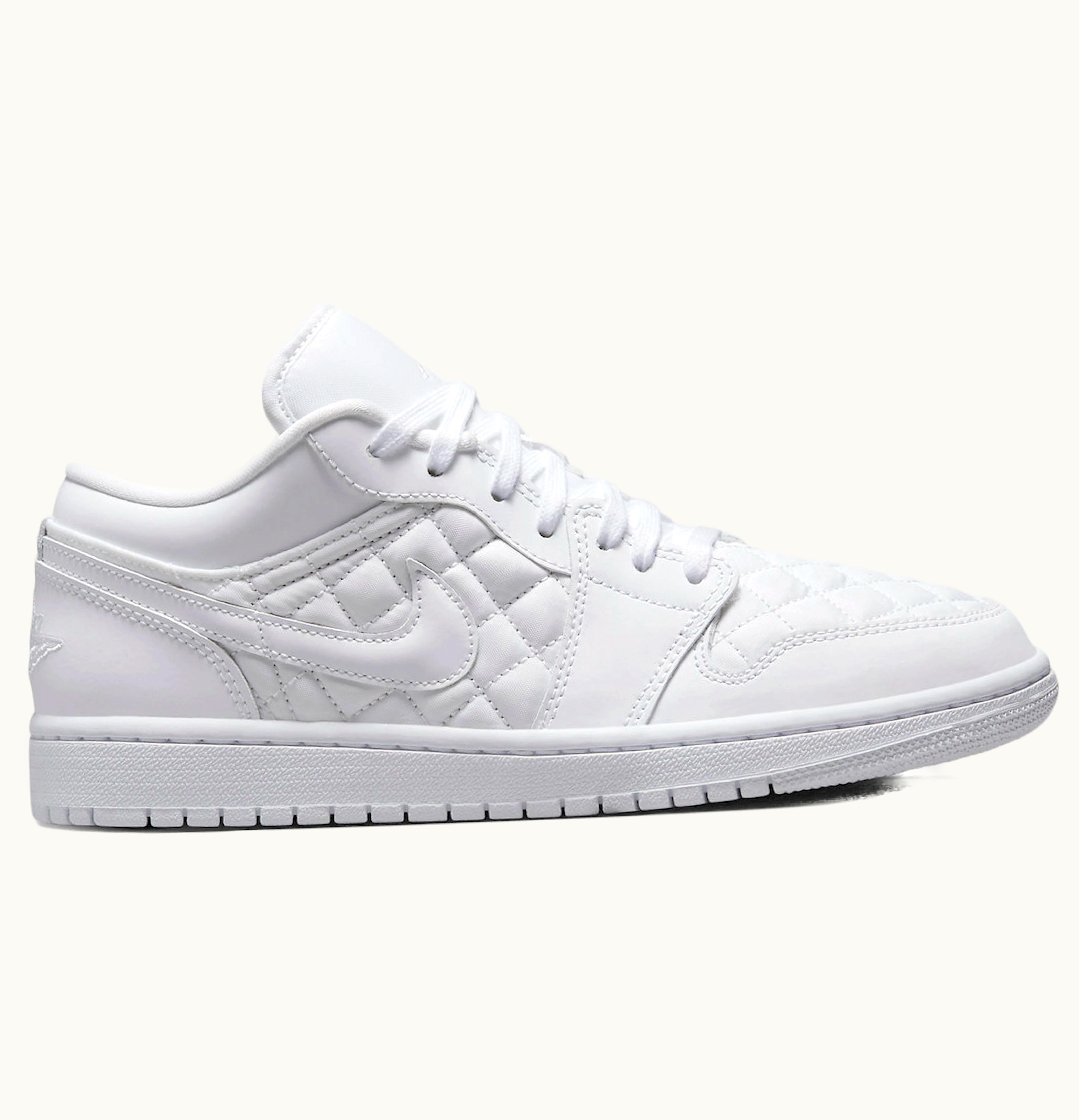 Jordan Air Jordan 1 Low Quilted White W