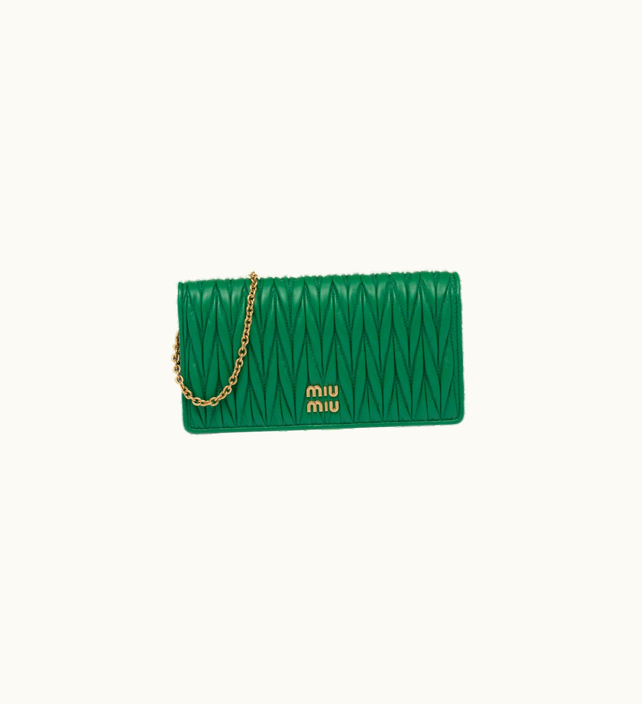 Miu Miu Miu Miu Matelassé Nappa Leather Smartphone Case Mango
