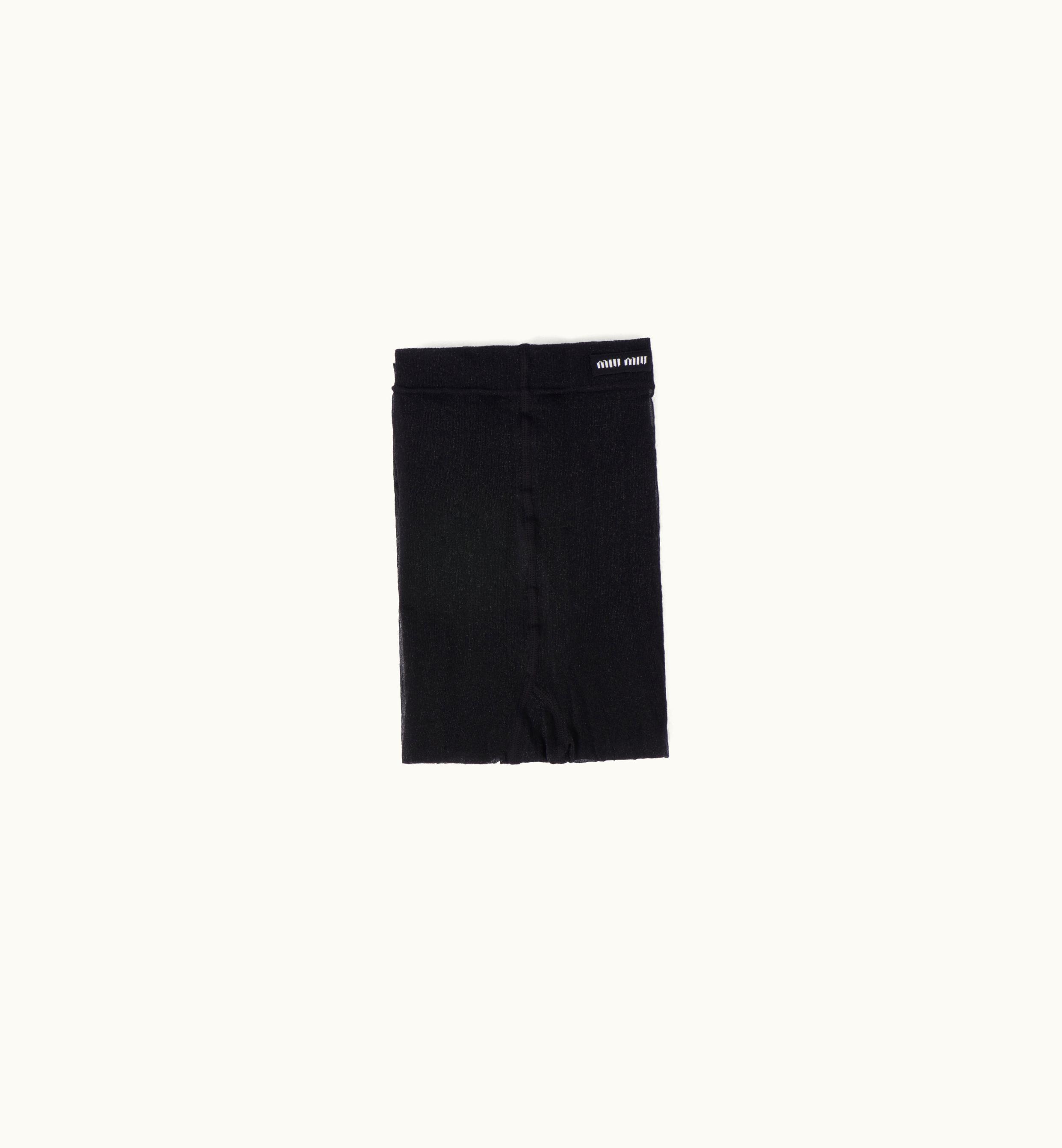 Miu Miu Miu Miu Nylon Tights Black