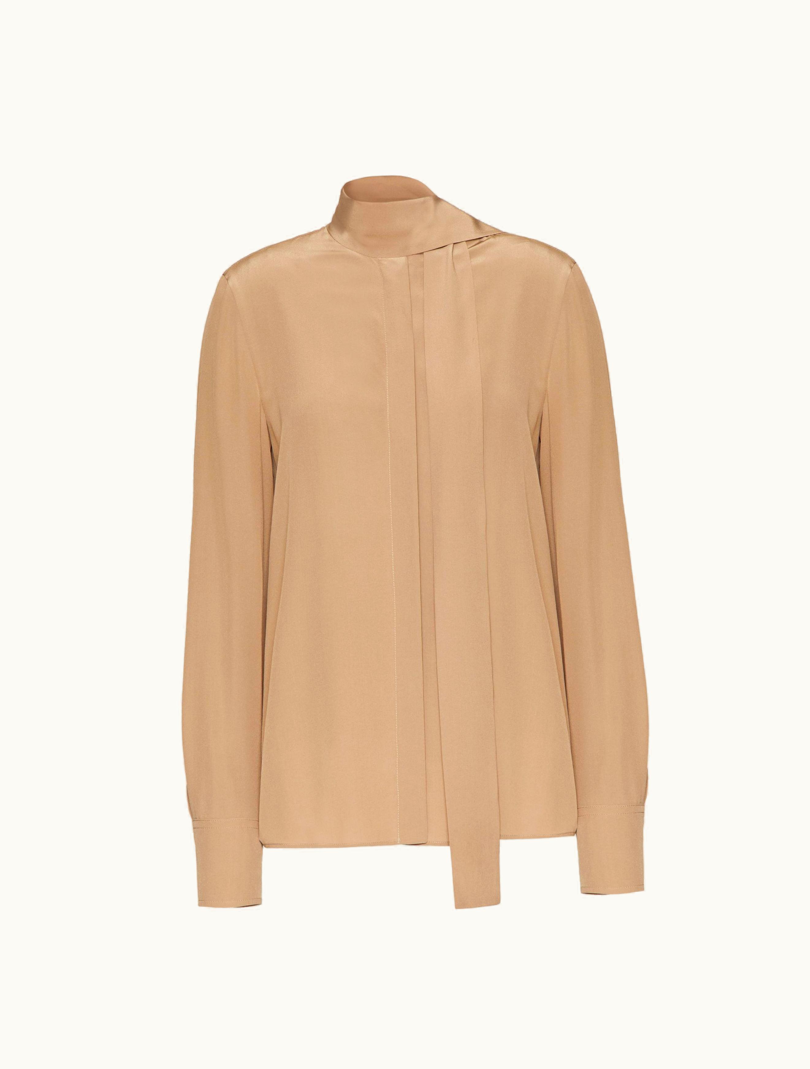 Valentino Valentino Georgette Blouse For Woman In Rich Violet