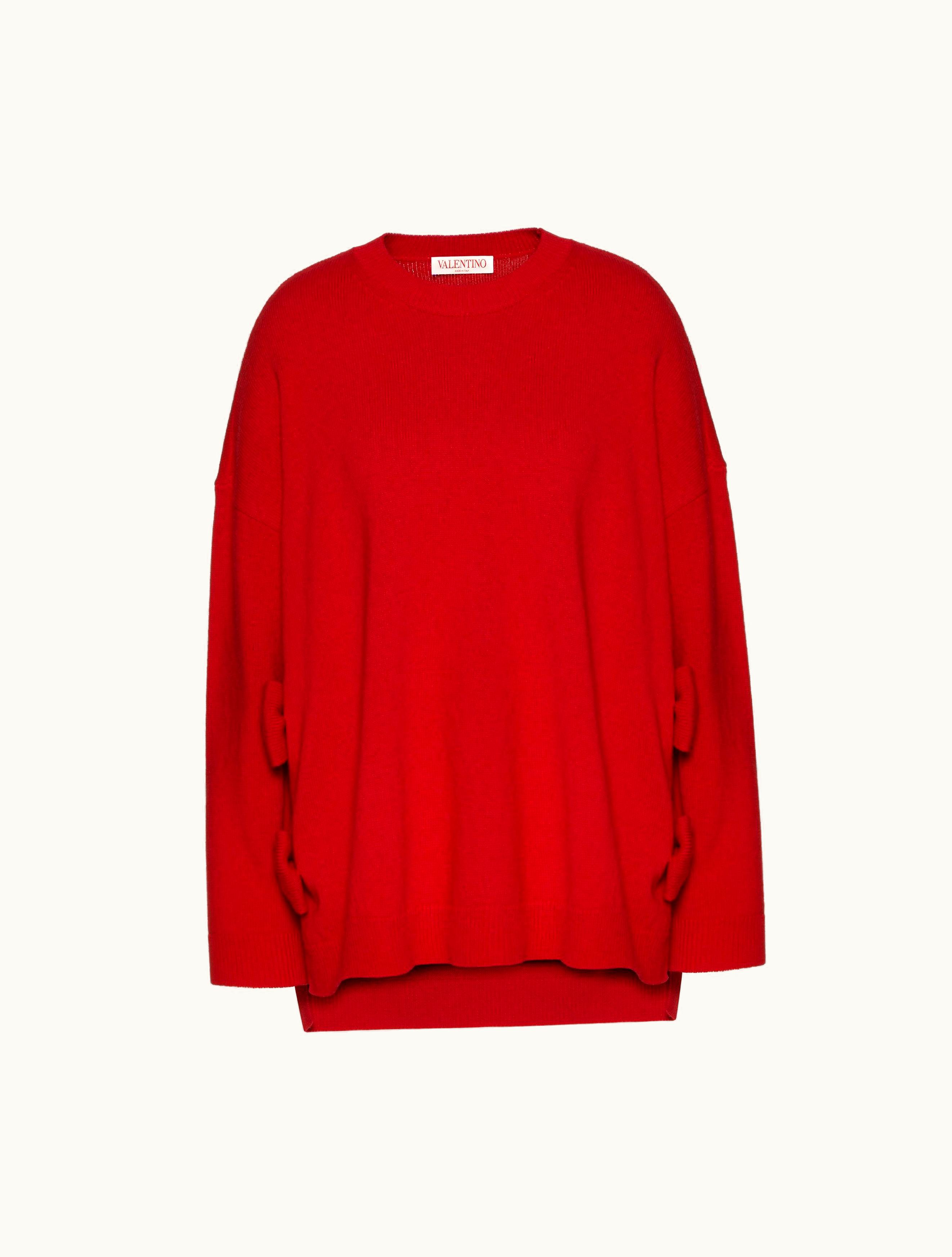 Valentino Valentino Wool Jumper For Woman In Red