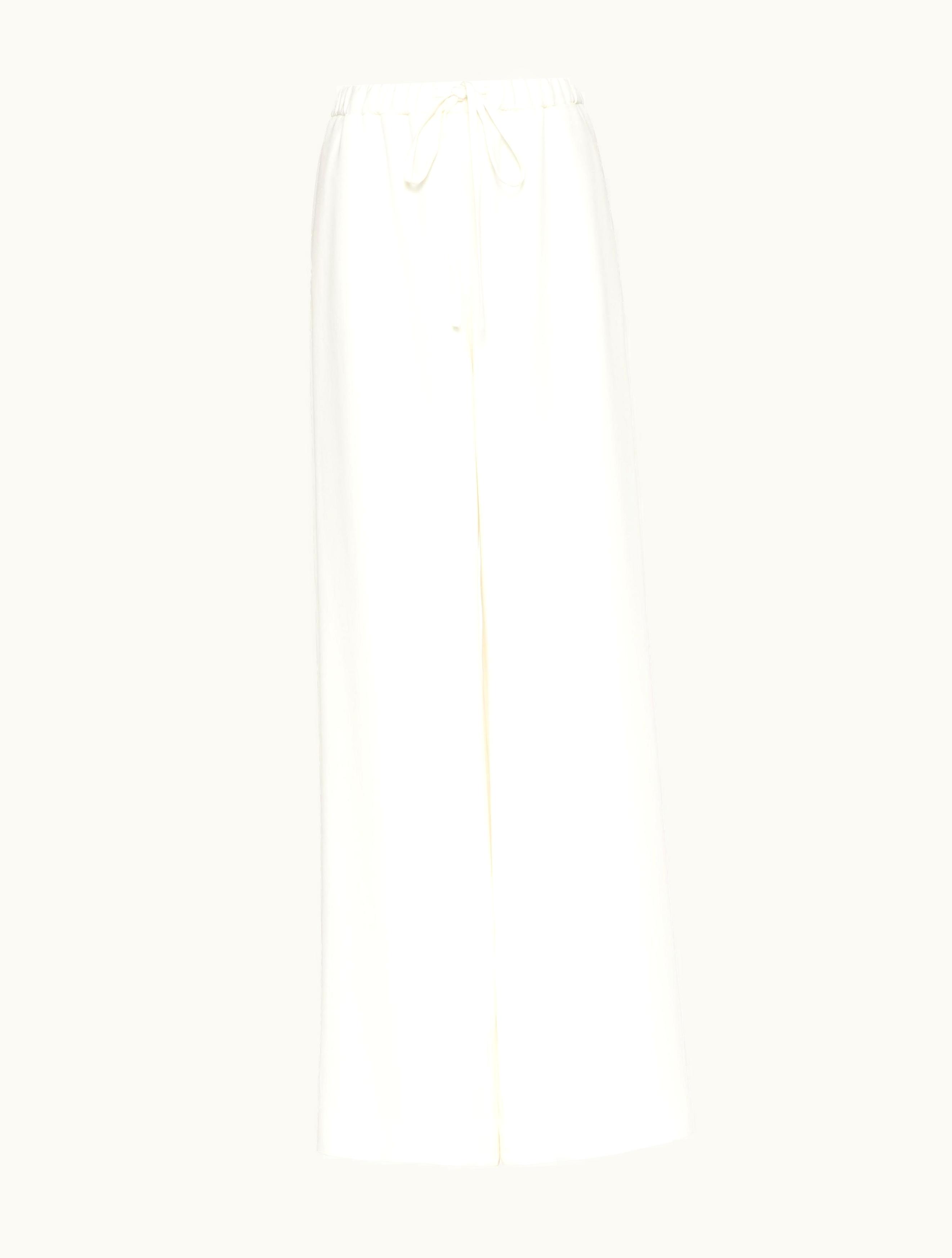 Valentino Valentino Cady Couture Trousers For Woman In Ivory