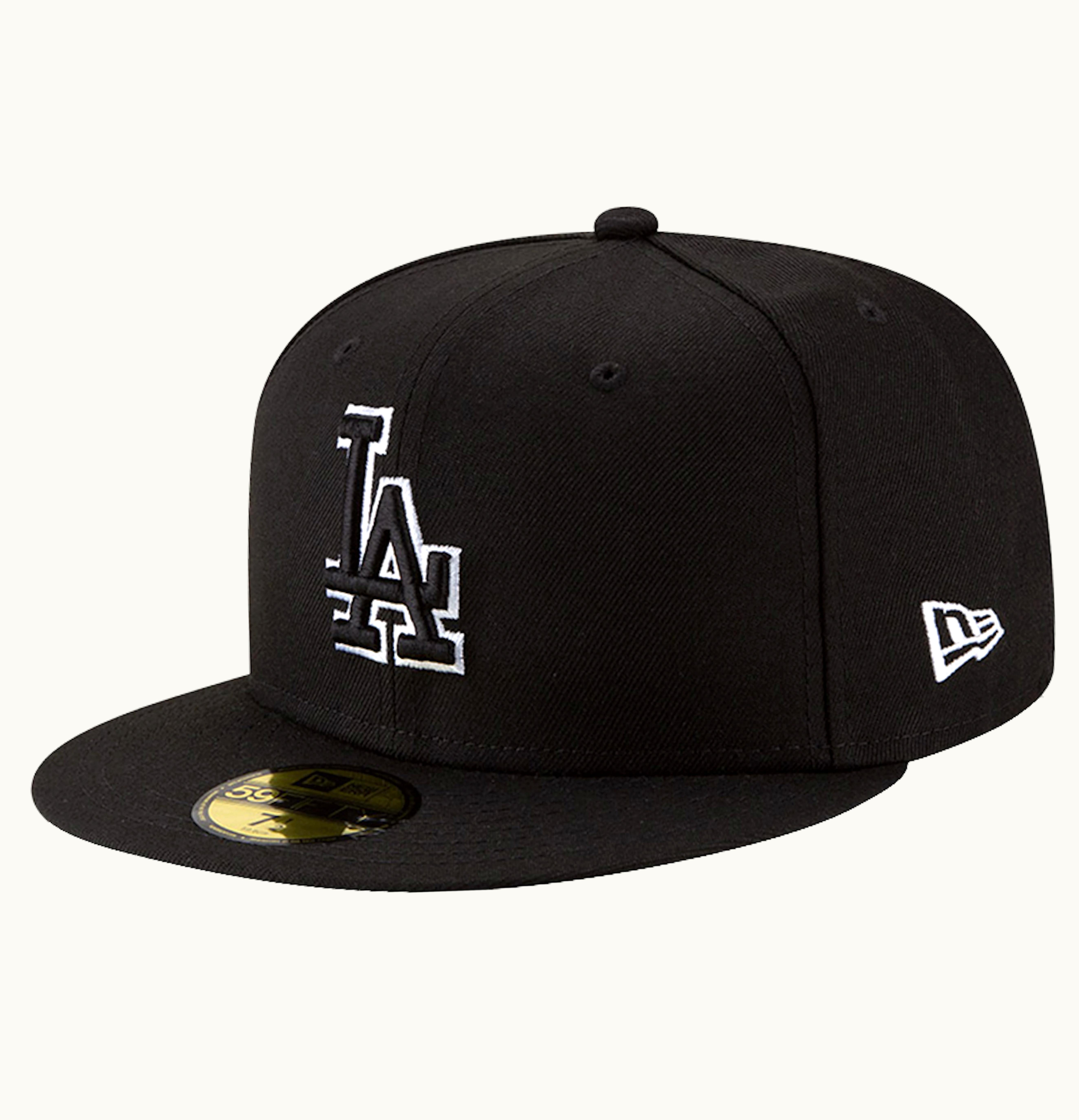 New Era New Era Los Angeles Dodgers 59Fifty Fitted Hat Black Black White