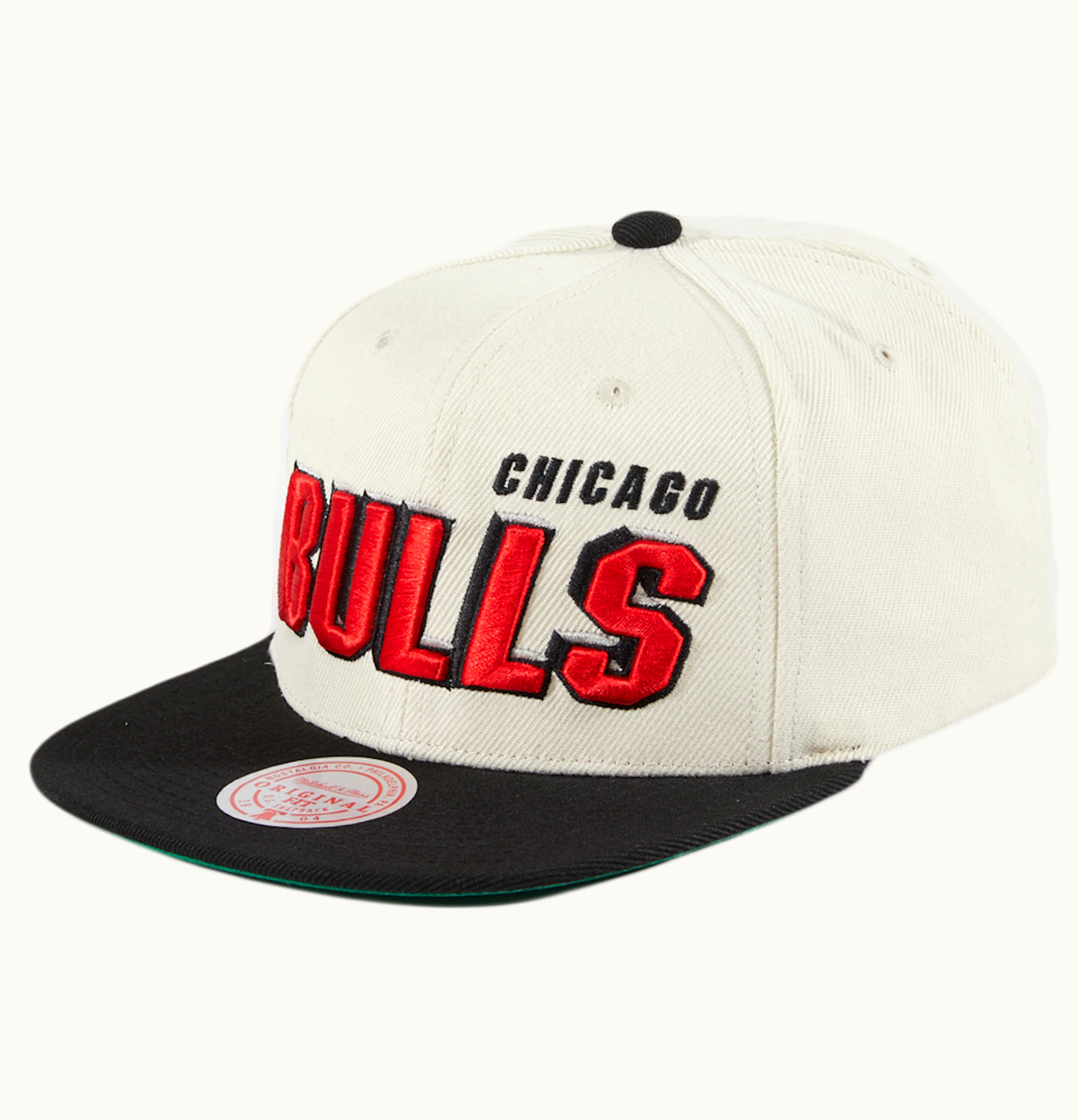 New Era New Era Mitchell Ness Chicago Bulls Draft Day Snapback Hat White Black