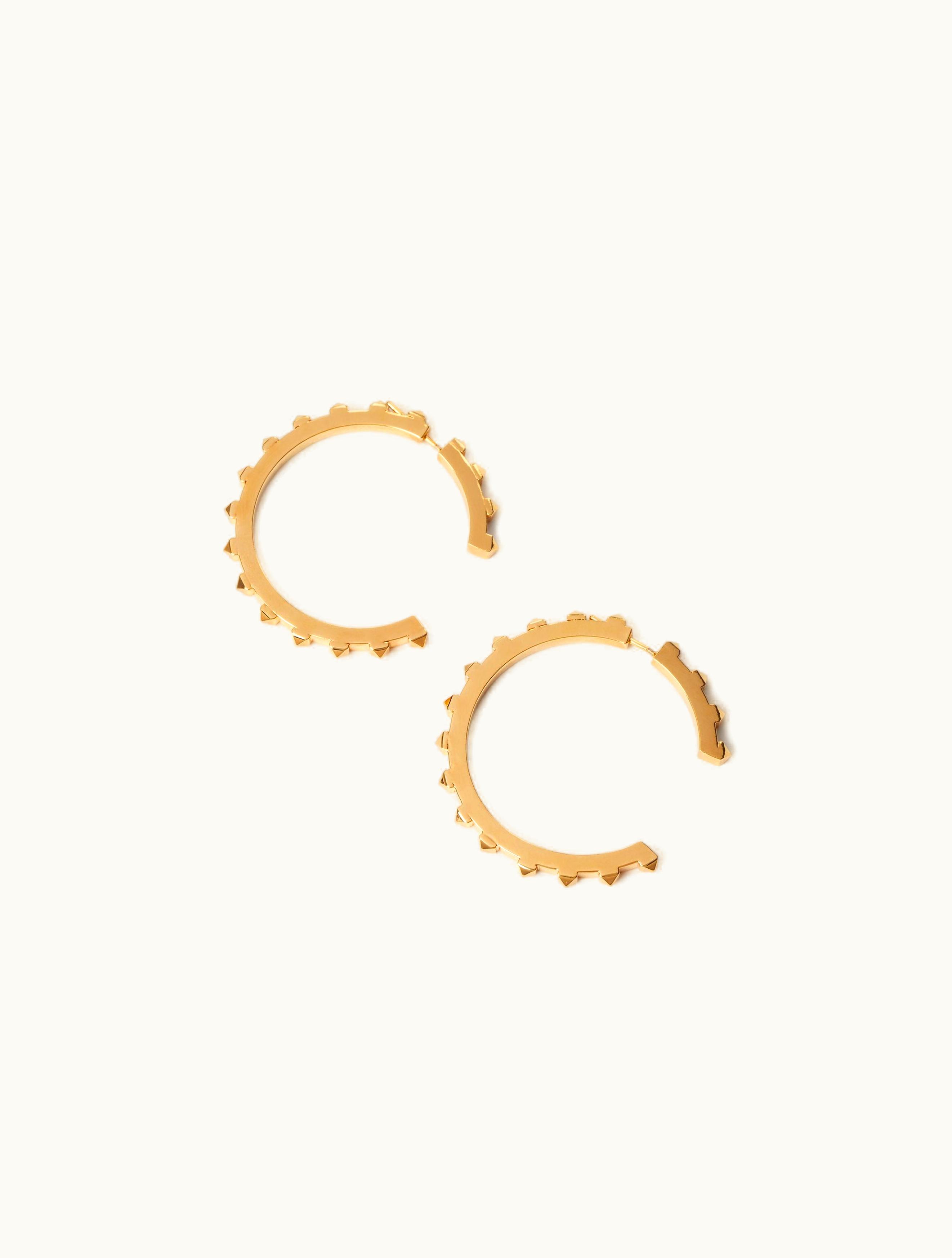 Valentino Valentino Rockstud Metal Earrings For Woman In Gold GOLD