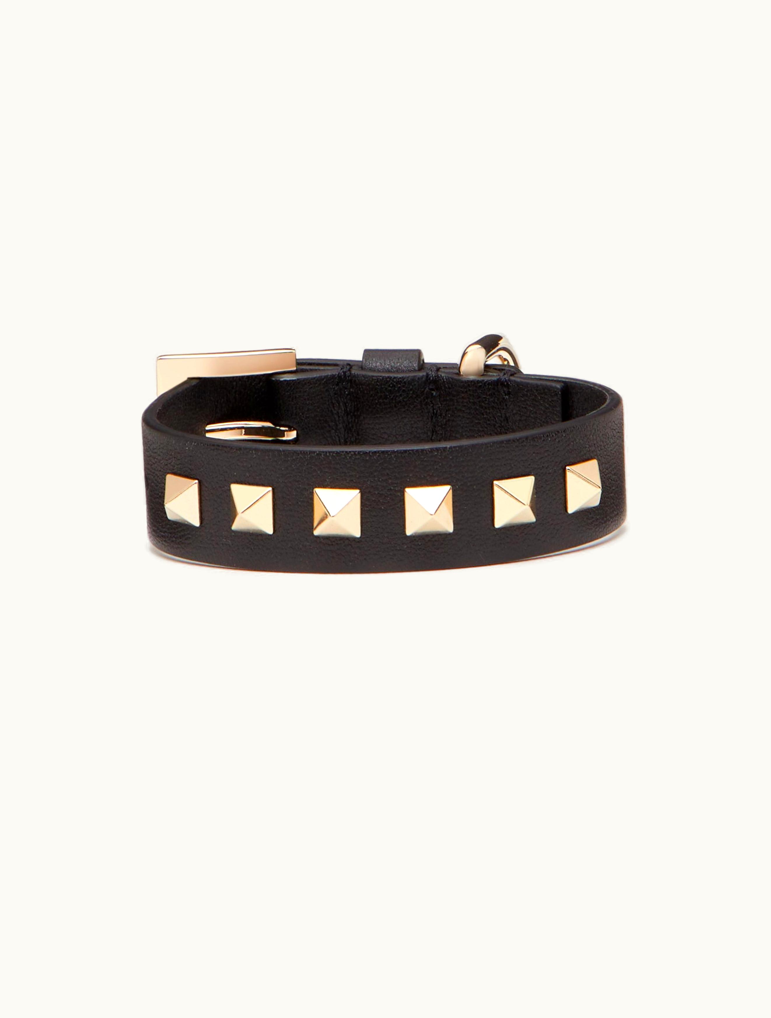Valentino Valentino Garavani Rockstud Pet Collar 20 MM For Woman In Rosso Valentino