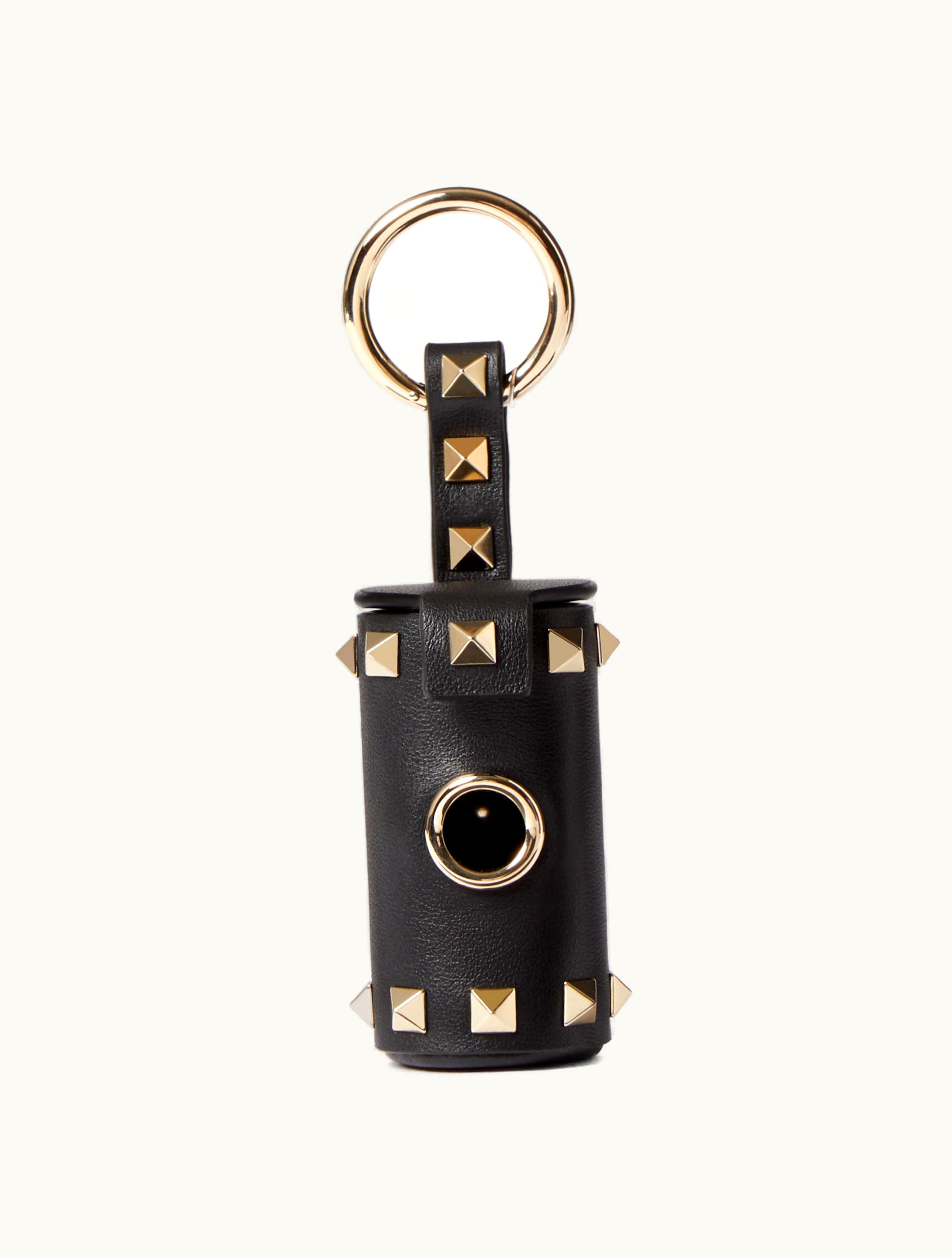Valentino Valentino Garavani Rockstud Pet Waste Bag Holder For Woman In Black