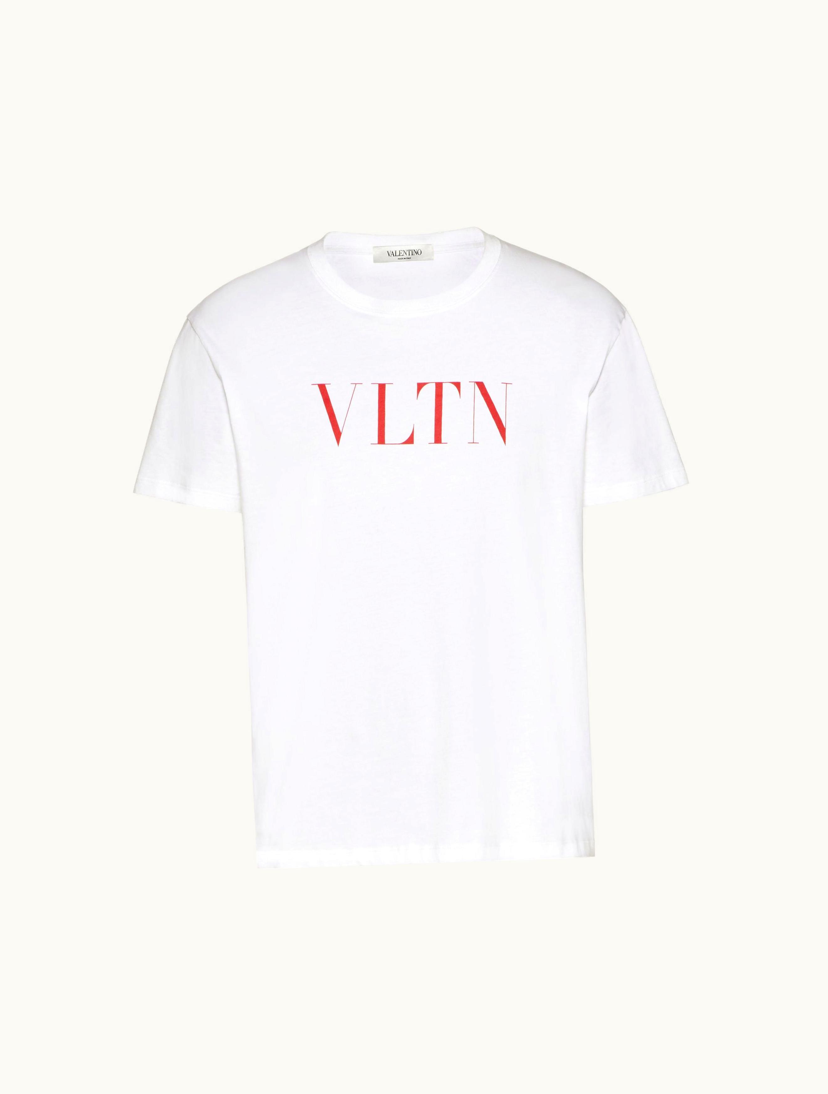 Valentino Valentino Vltn T-shirt For Man In White