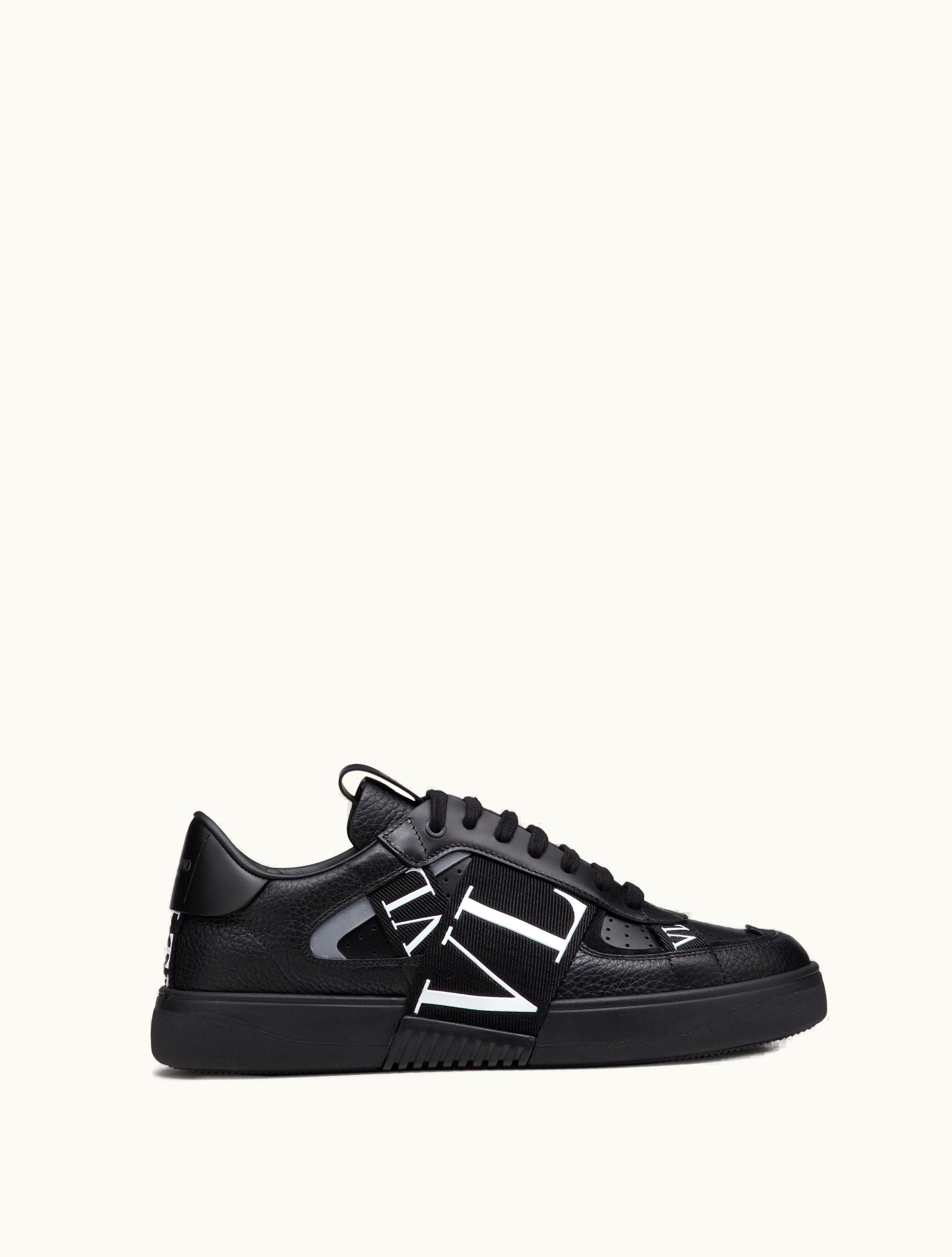 Valentino Valentino Low-top Calfskin Vl7n Sneaker With Bands For Man In White