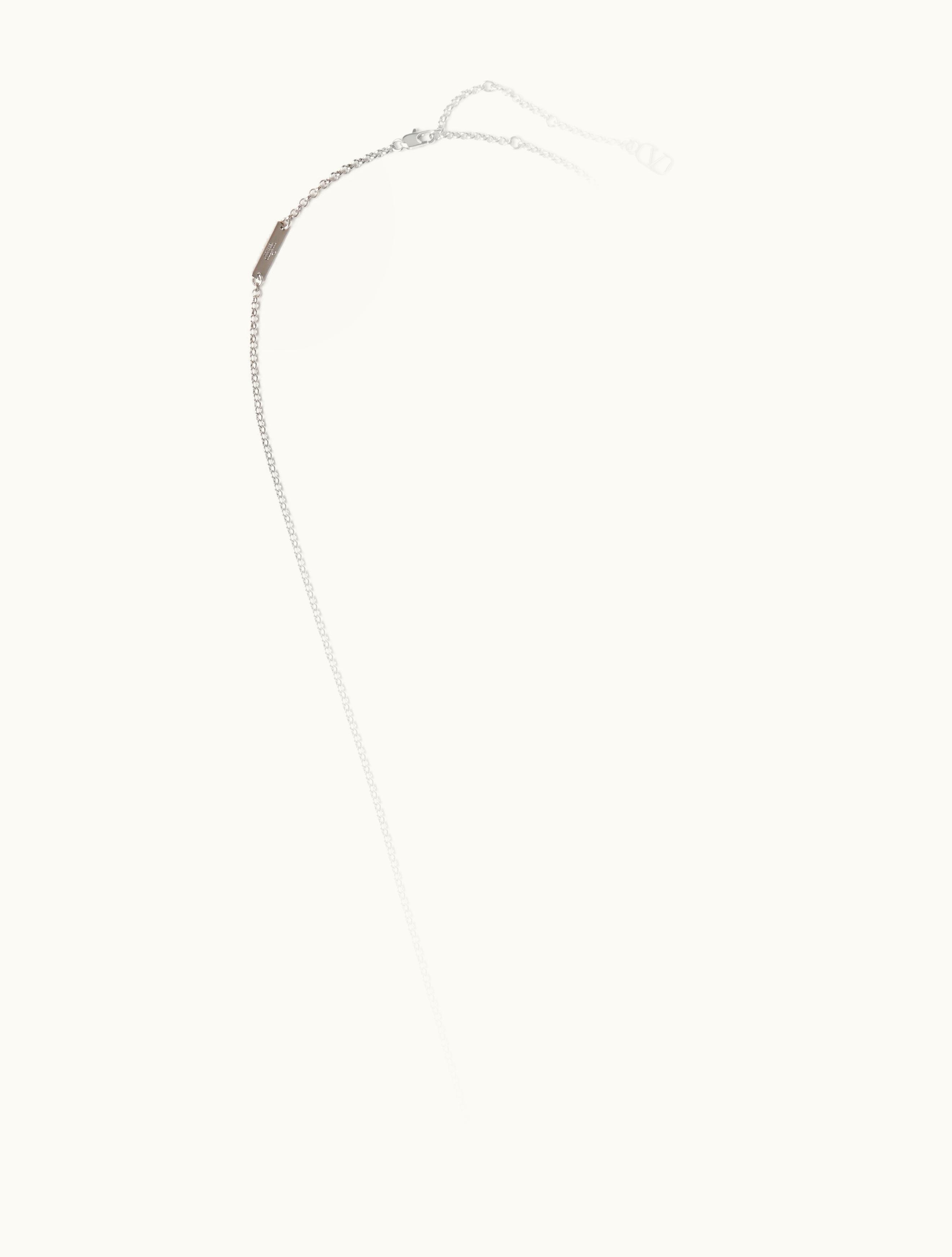 Valentino Valentino Vlogo Signature Metal Necklace For Man In Gold GOLD