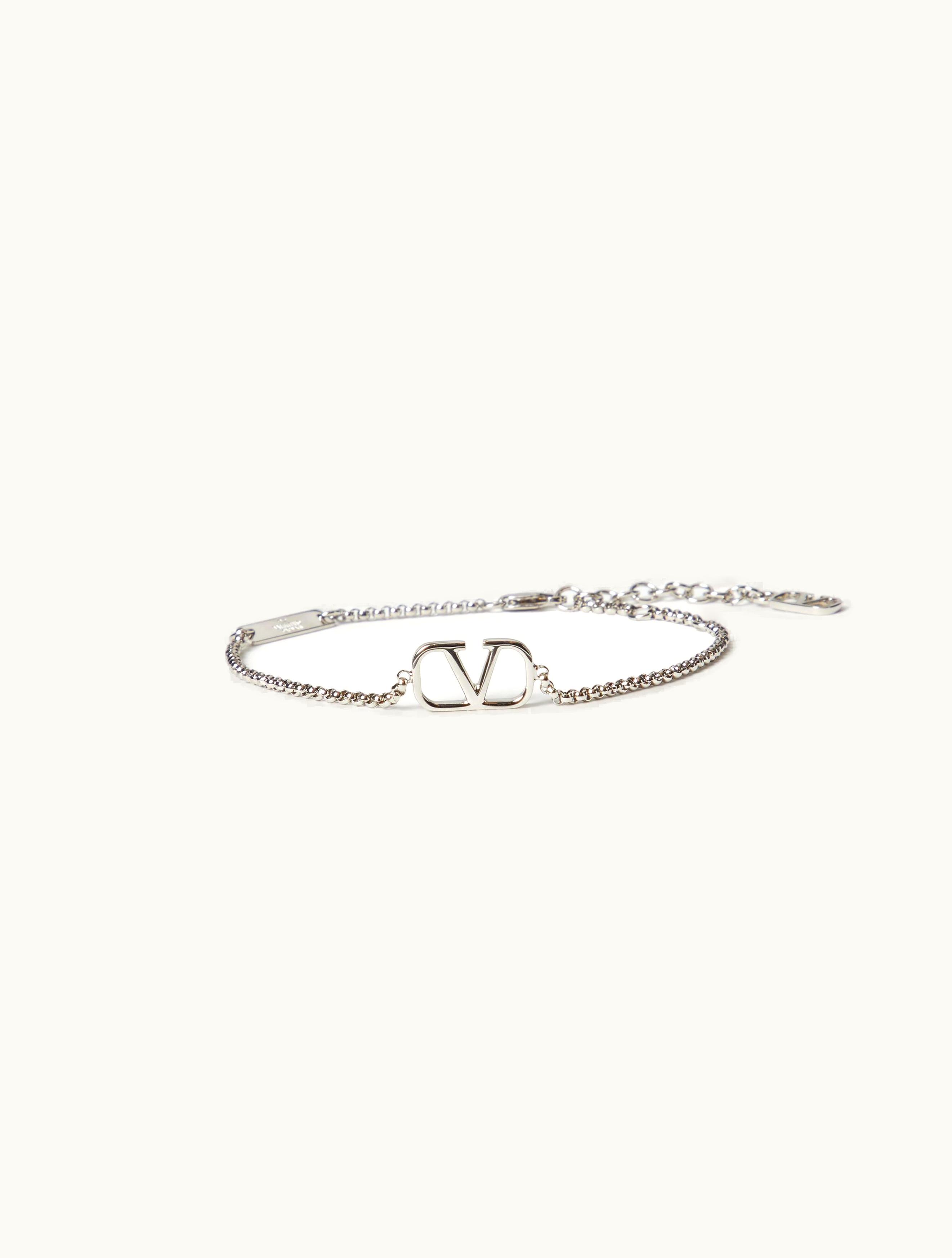 Valentino Valentino Vlogo Signature Metal Bracelet For Man In Gold GOLD