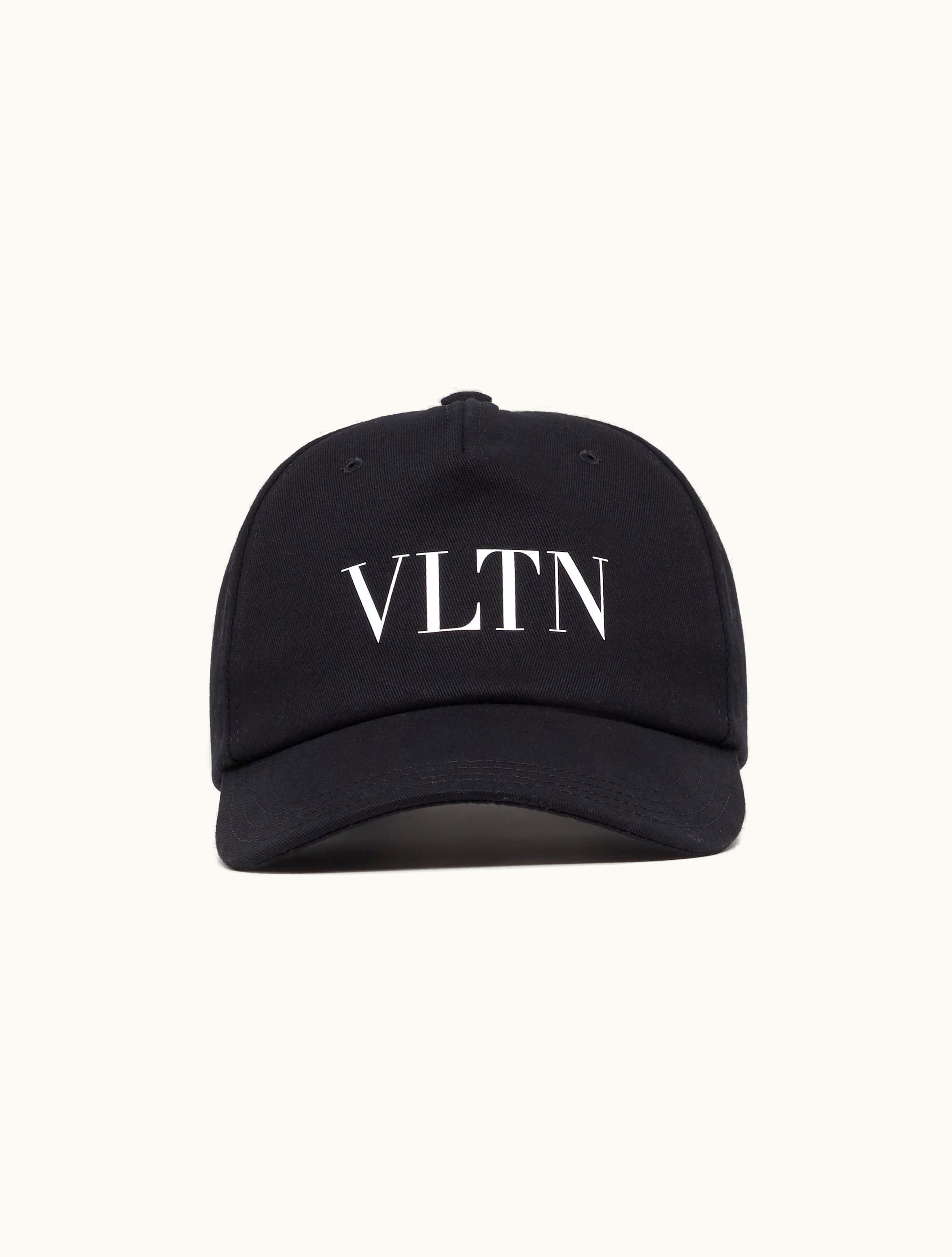 Valentino Valentino Vltn Baseball Cap For Man In Black