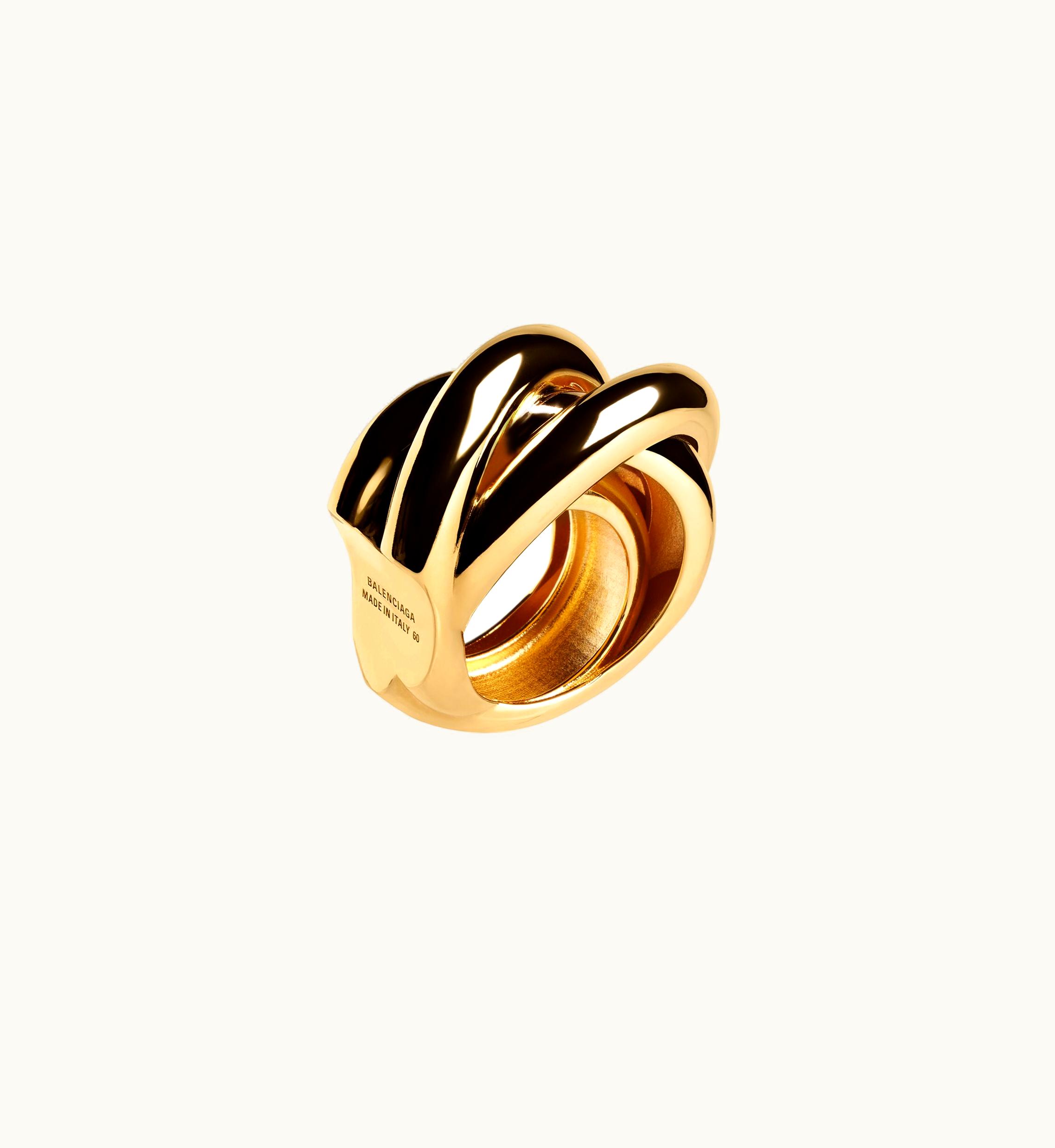 Balenciaga Balenciaga Women's Saturne Ring In Gold