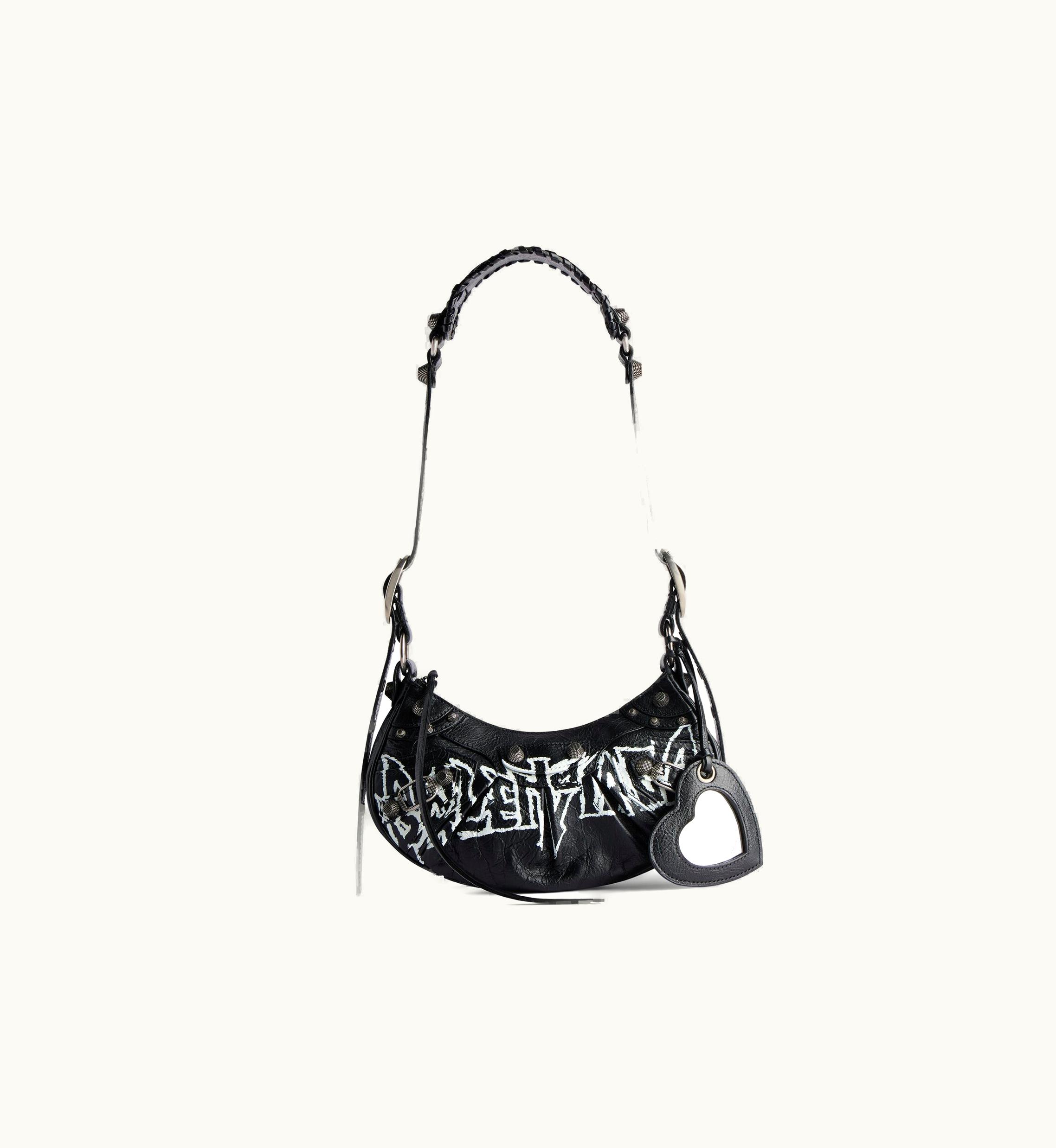 Balenciaga Balenciaga Women's Le Cagole XS Shoulder Bag Diy Metal In Black