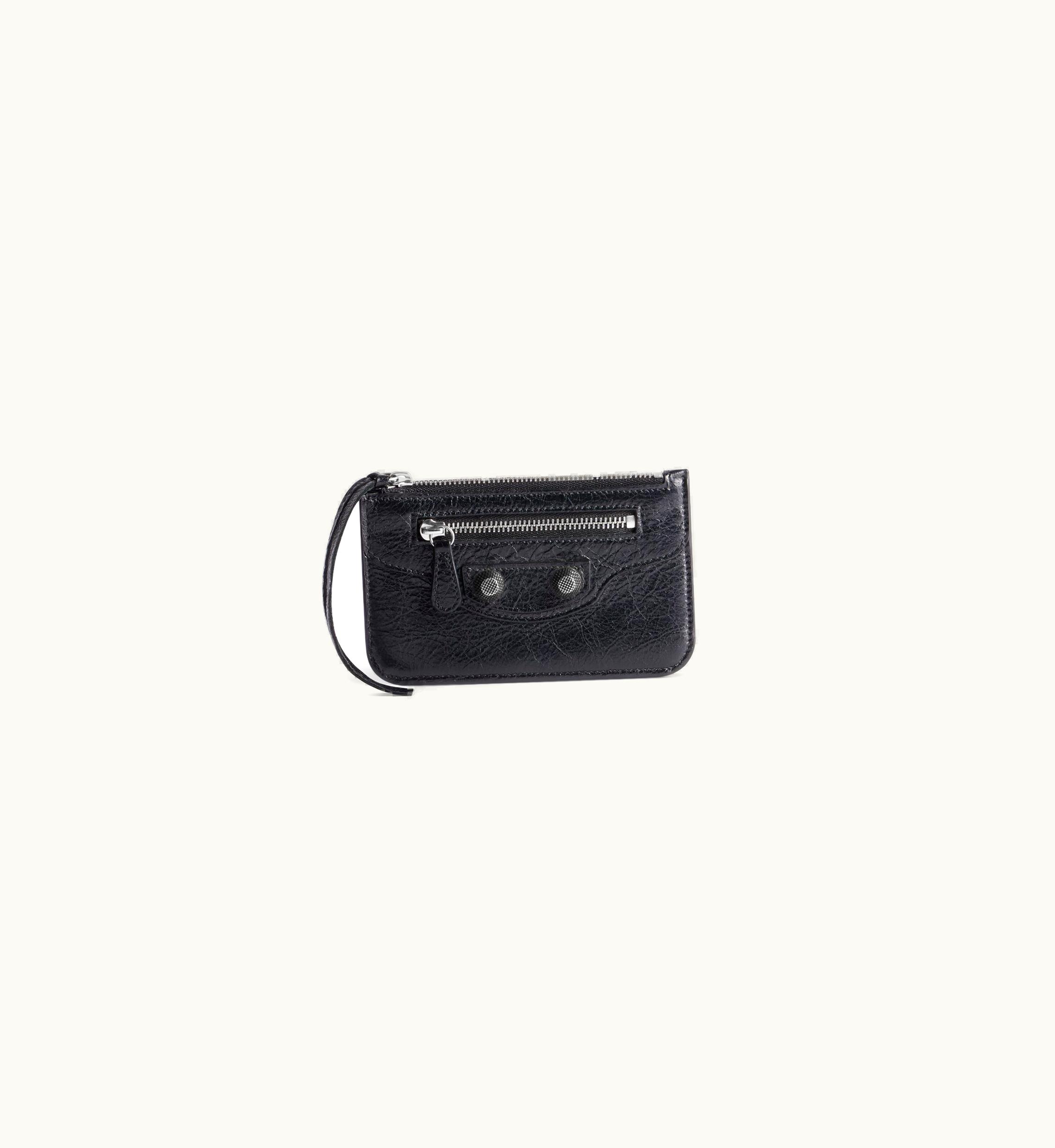 Balenciaga Balenciaga Women's Le Cagole Long Coin And Card Holder In Black