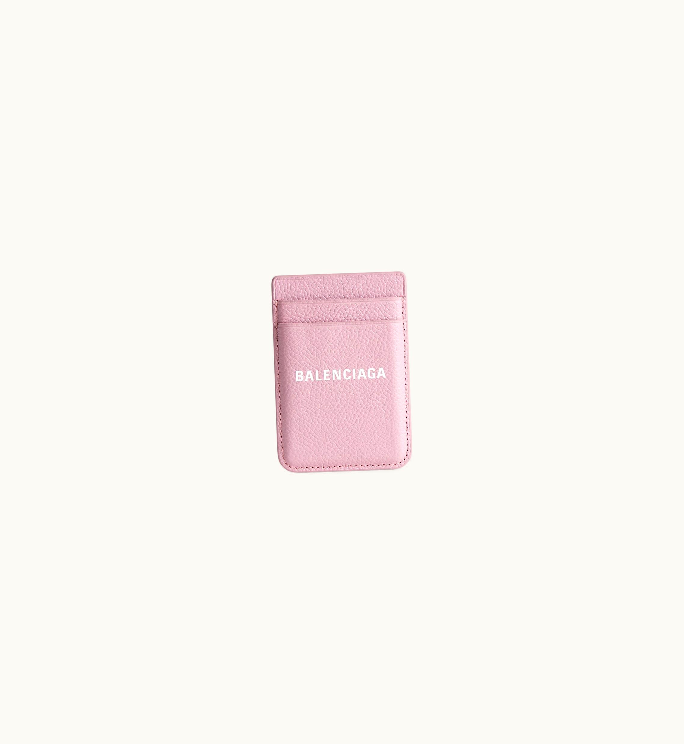 Balenciaga Balenciaga Women's Cash Magnet Card Holder In Pink