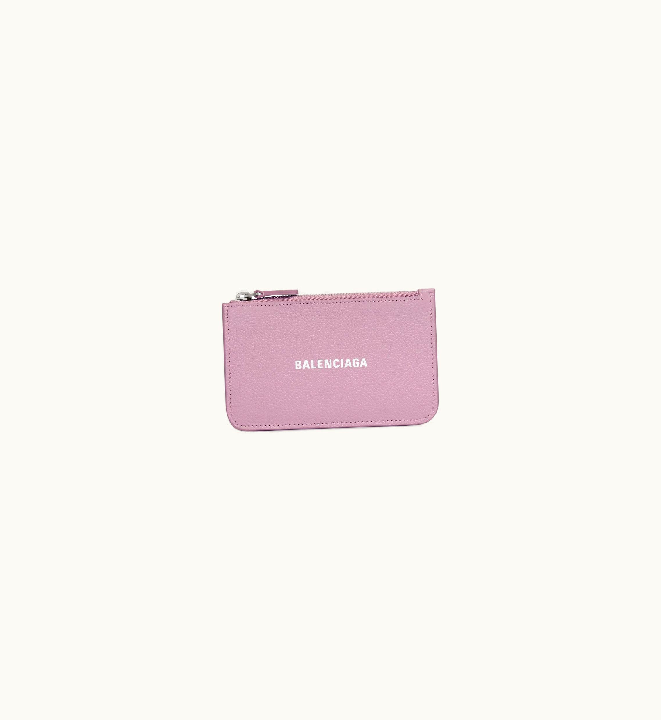Balenciaga Balenciaga Women's Cash Large Long Coin And Card Holder In Pink