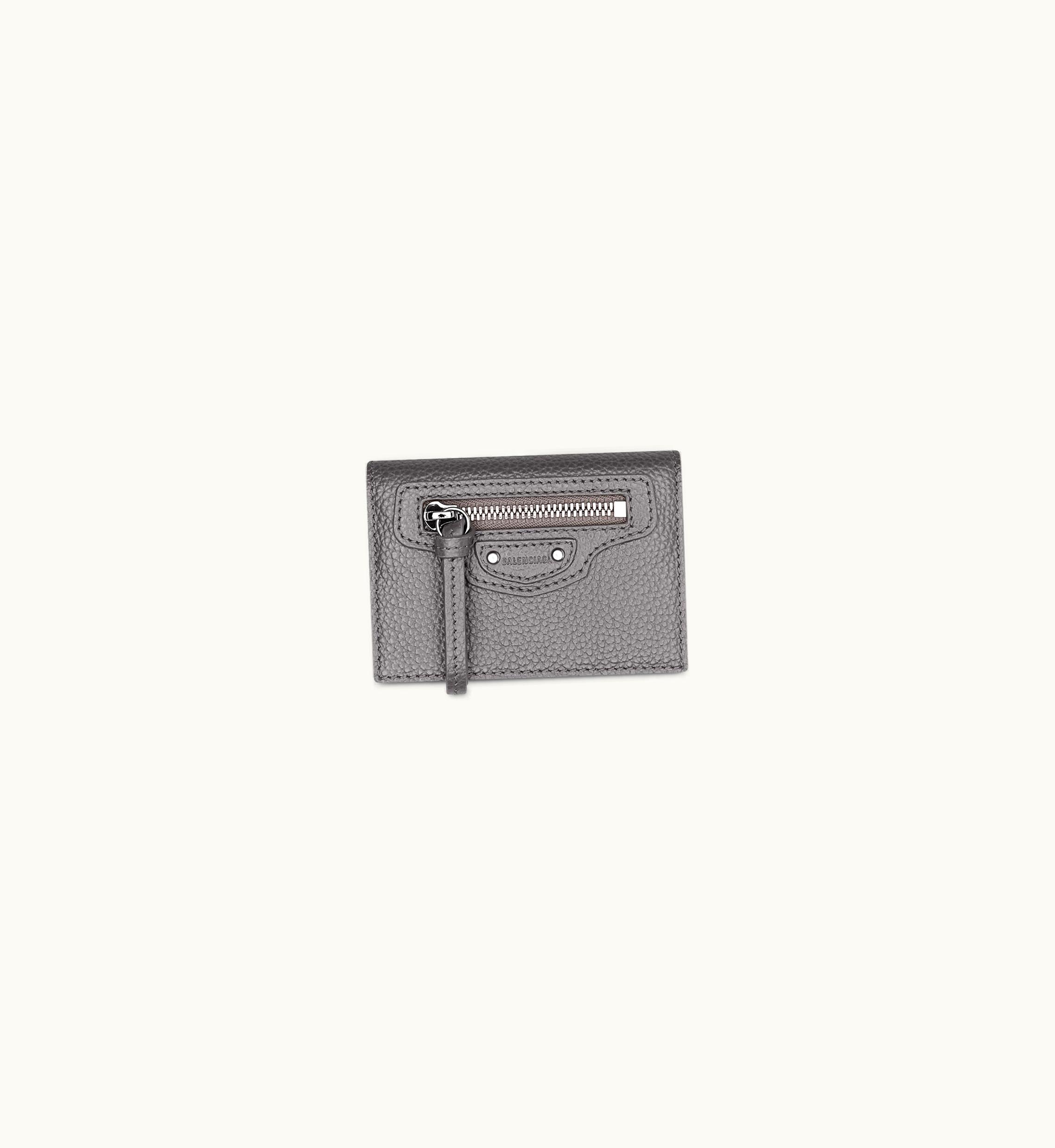Balenciaga Balenciaga Women's Neo Classic Mini Wallet In Dark Grey
