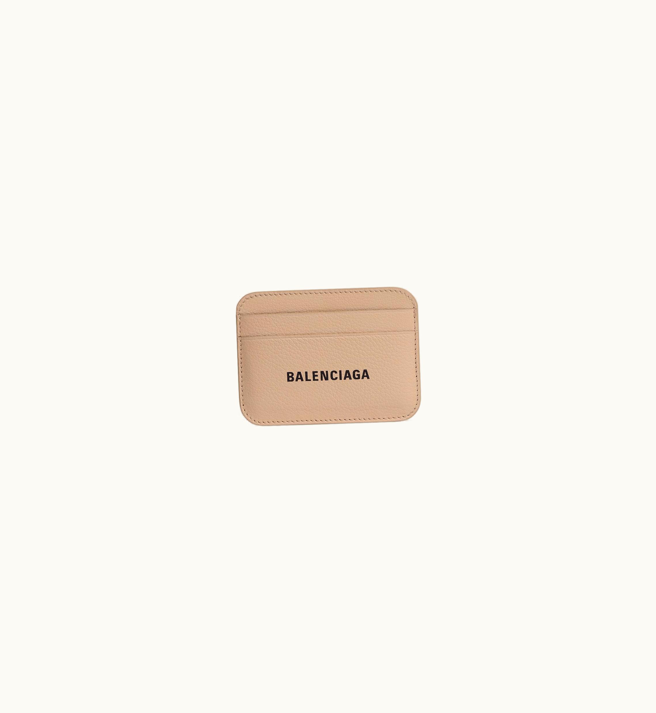 Balenciaga Balenciaga Women's Cash Card Holder In Beige / Black
