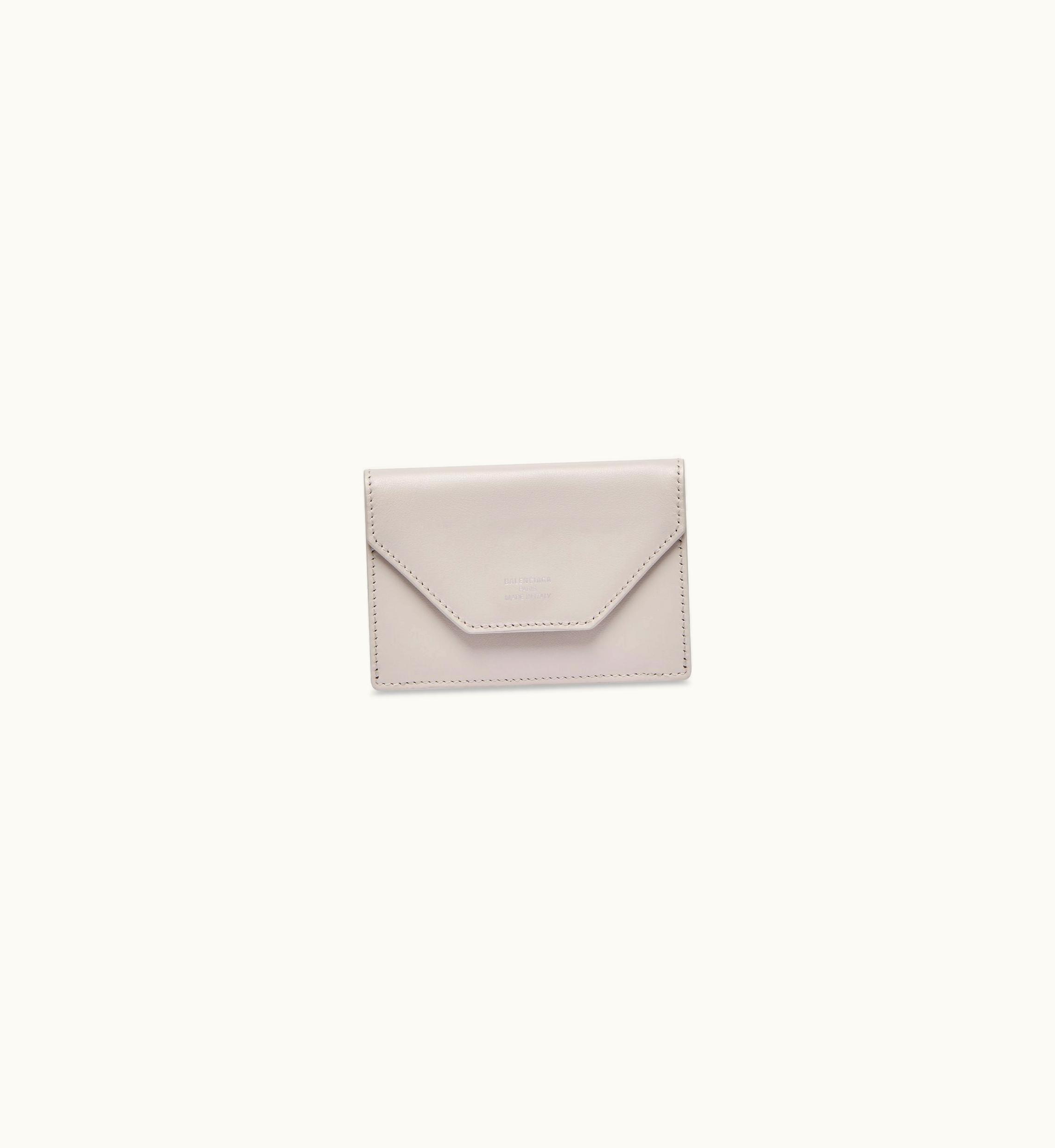 Balenciaga Balenciaga Women's Envelope Mini Wallet In Light Beige