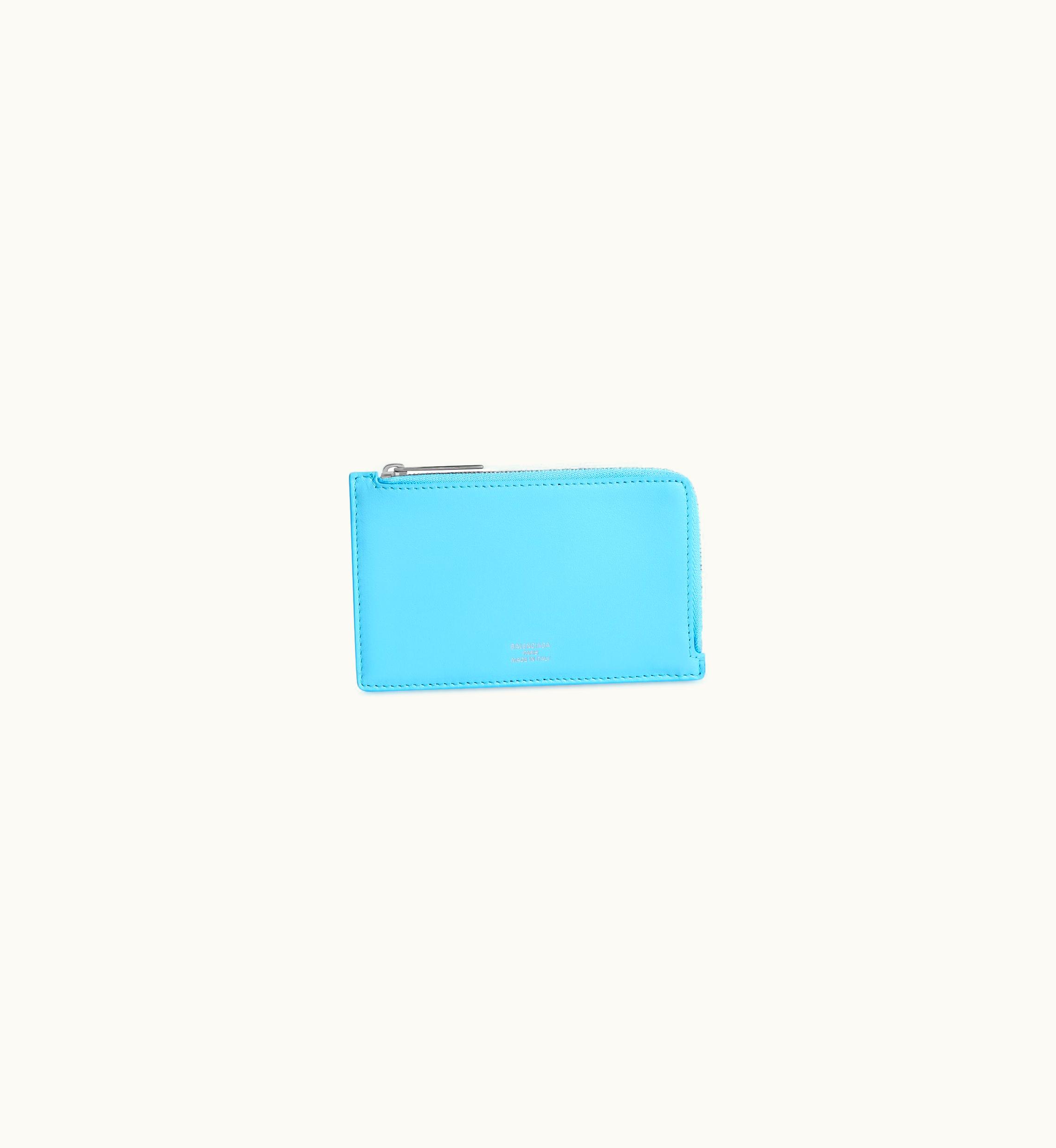 Balenciaga Balenciaga Women's Envelope Long Coin And Card Holder In Blue Sky