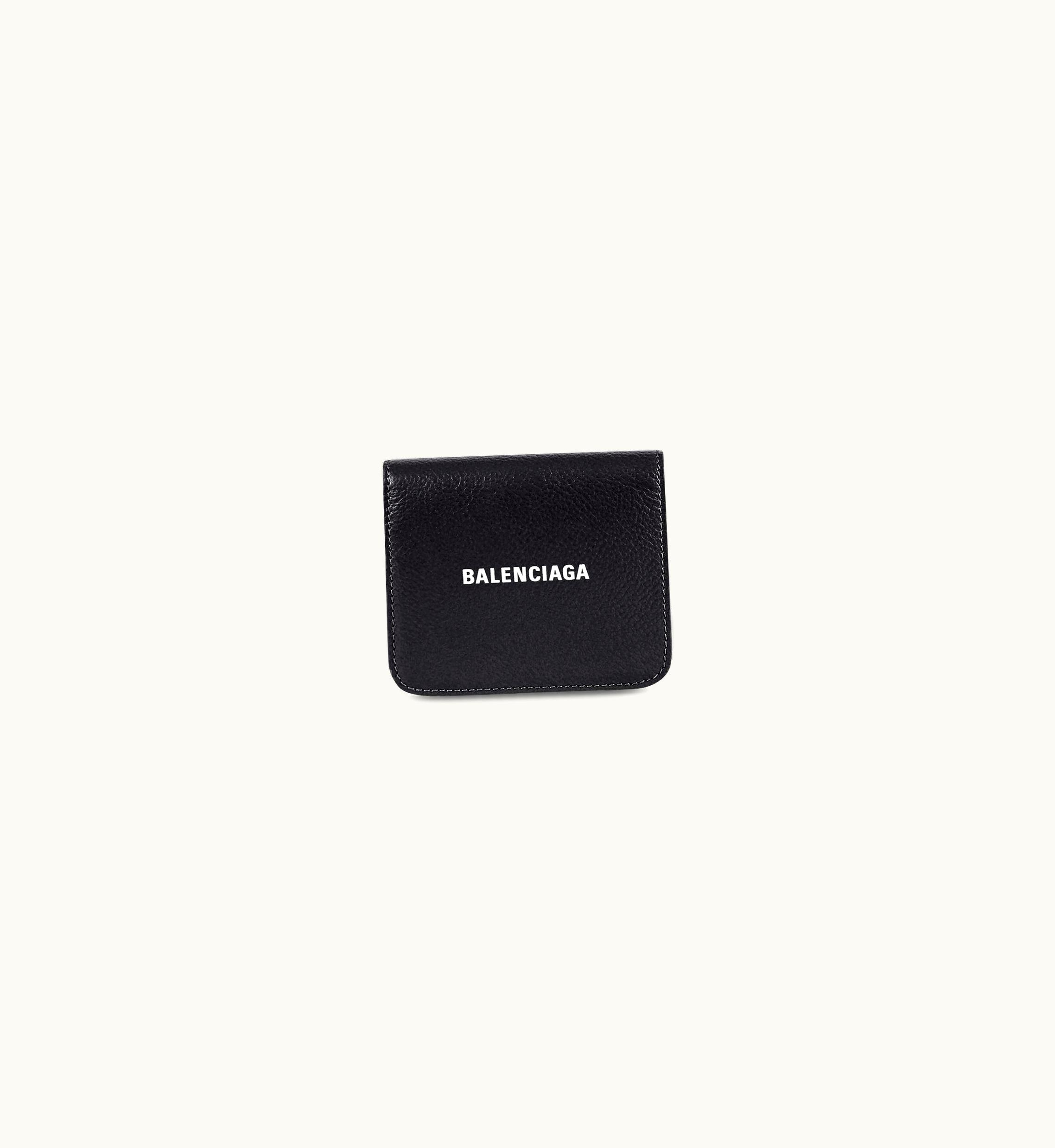 Balenciaga Balenciaga Cash Flap Coin And Card Holder In Black