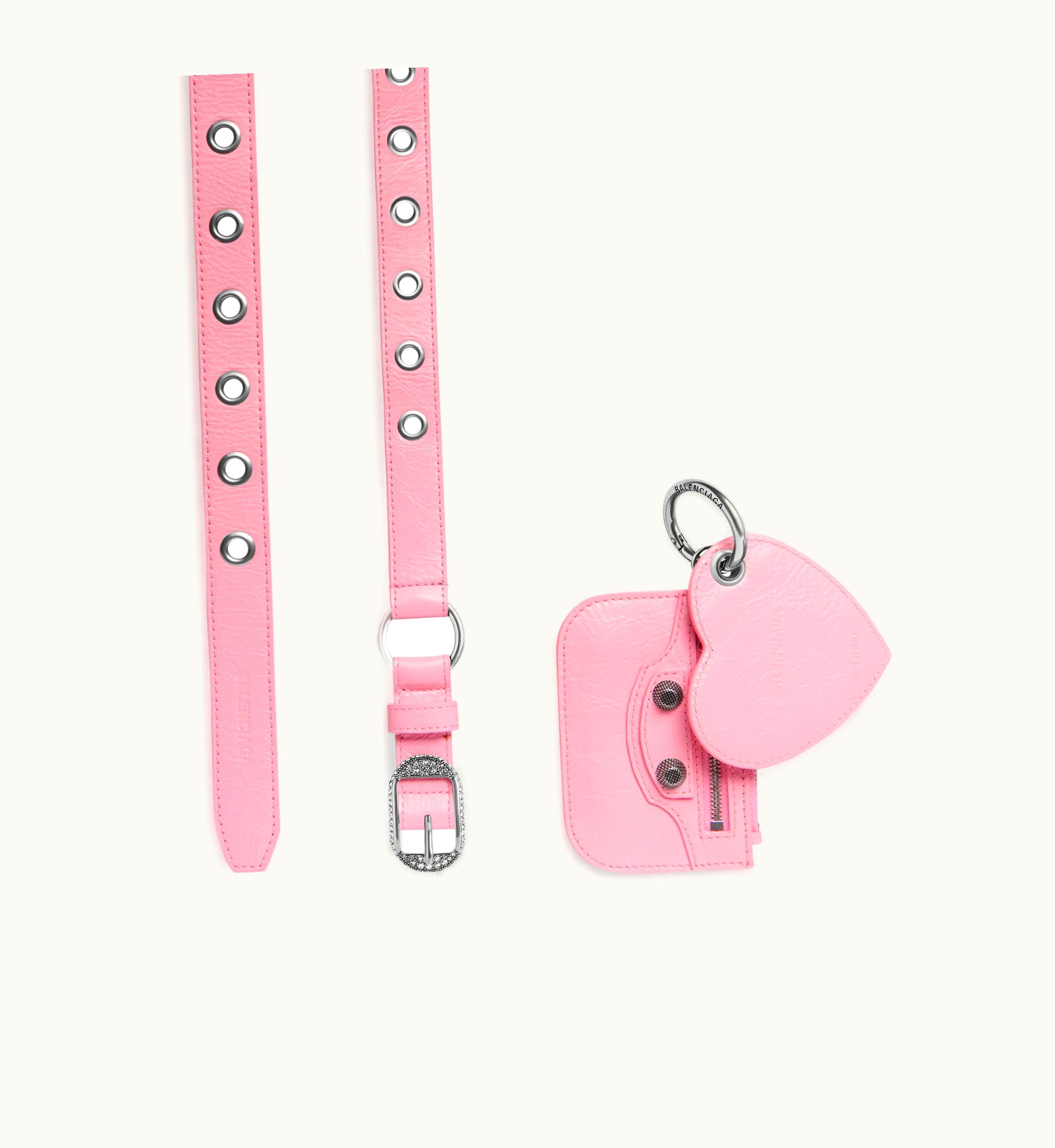 Balenciaga Balenciaga Women's Le Cagole Charms Belt In Pink