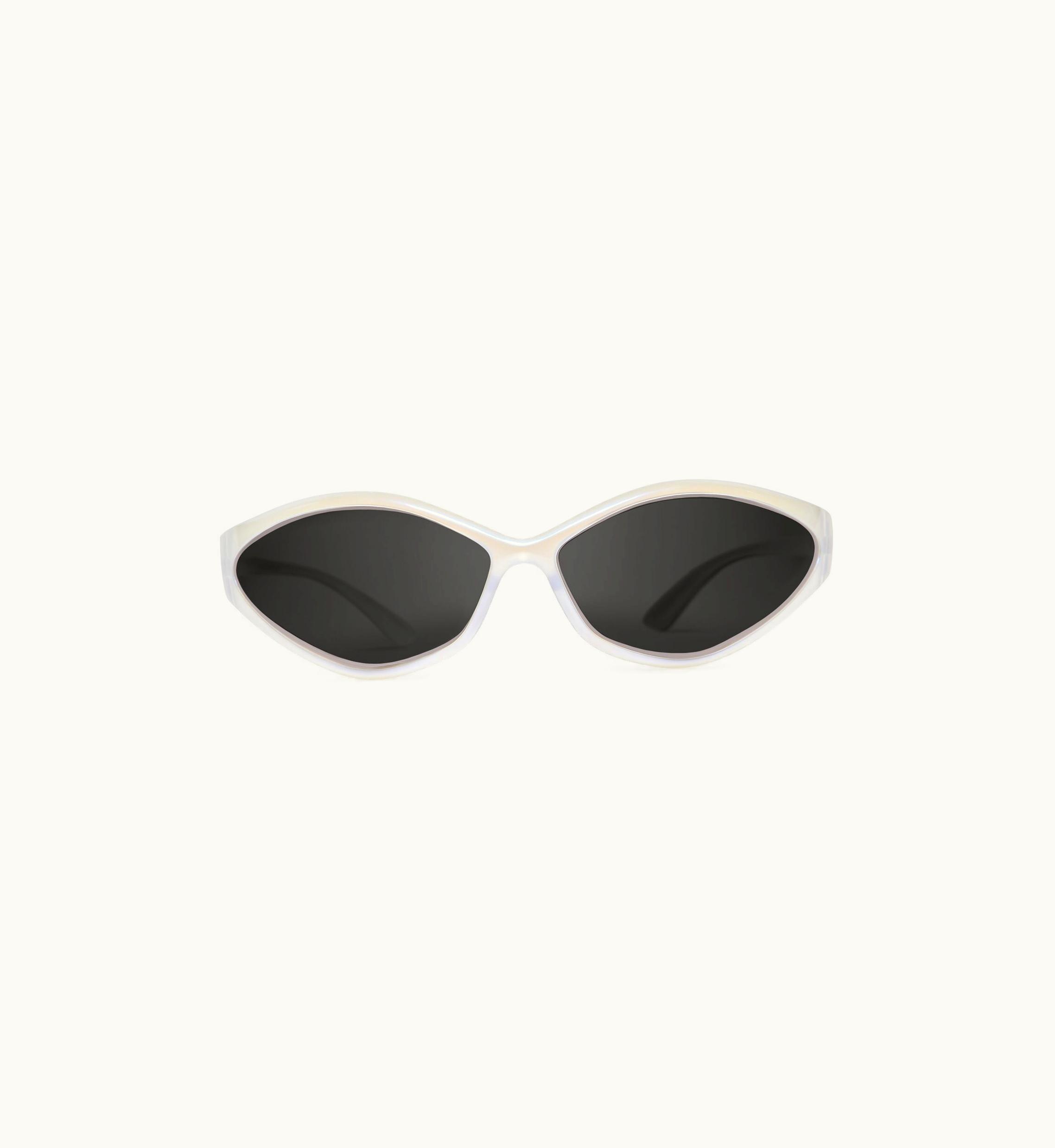 Balenciaga Balenciaga 90s Oval Sunglasses In Crystal