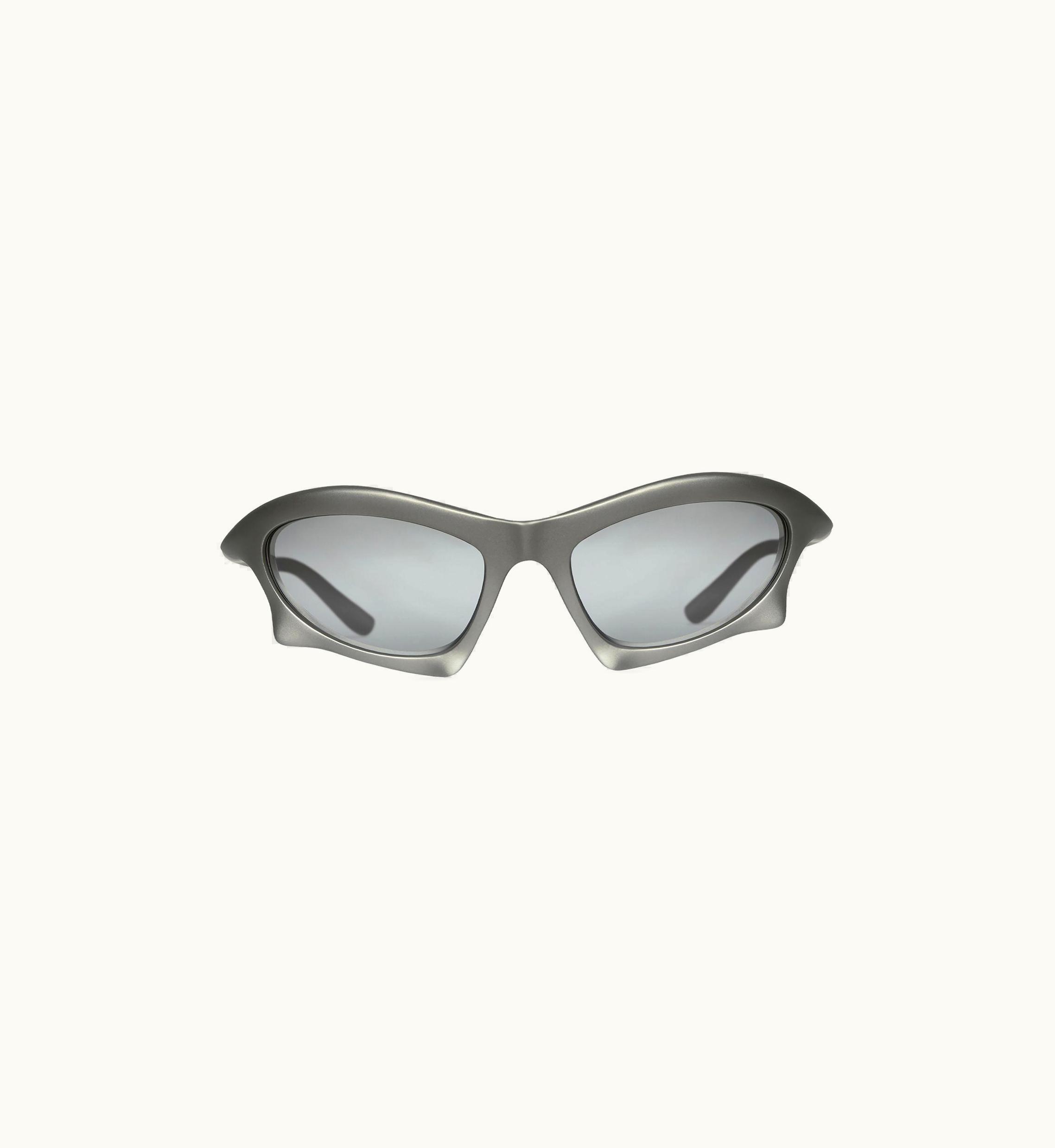 Balenciaga Balenciaga Bat Rectangle Sunglasses In Silver