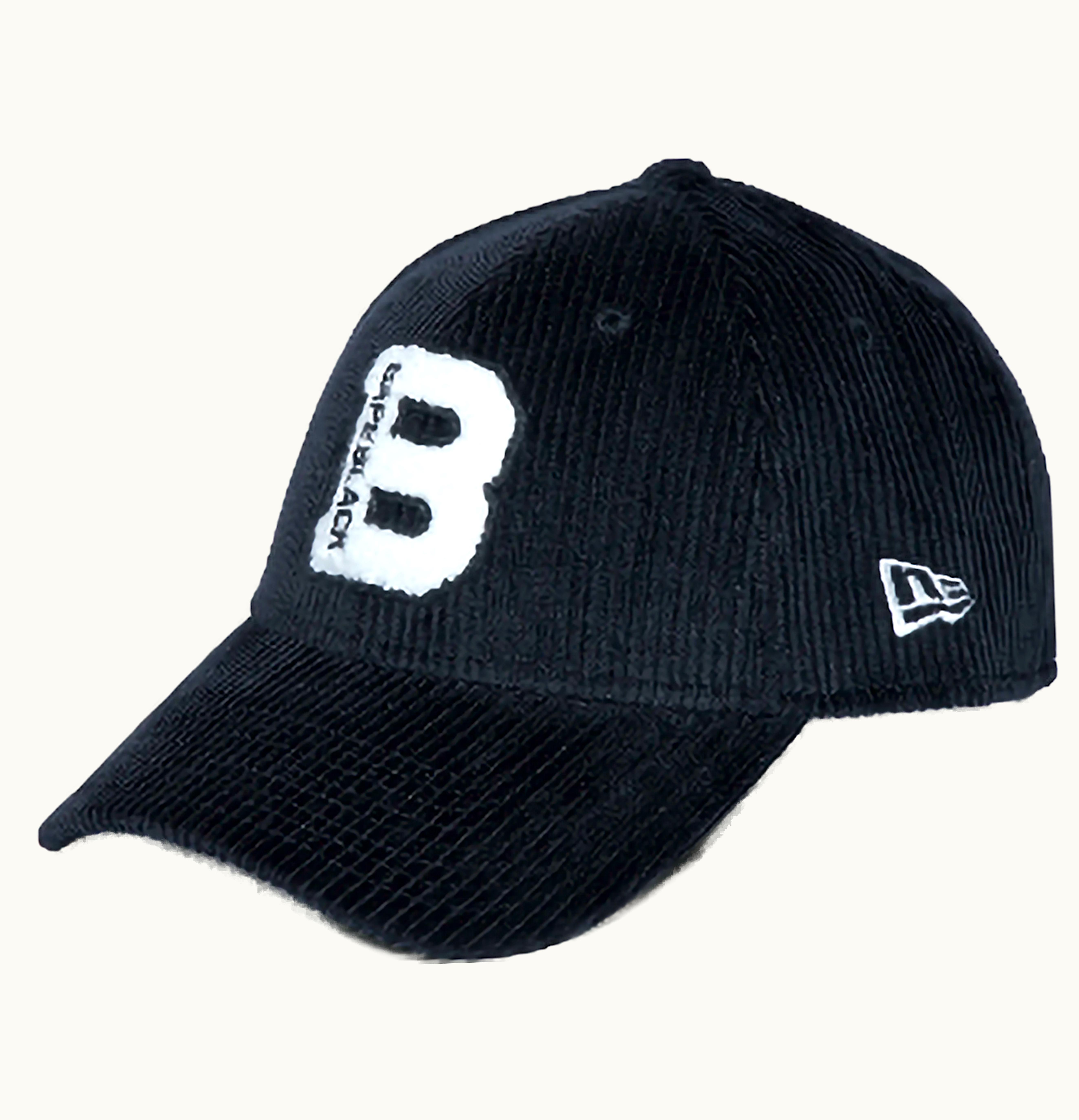 BAPE BAPE BLACK Logo Courduroy New Era Cap Black