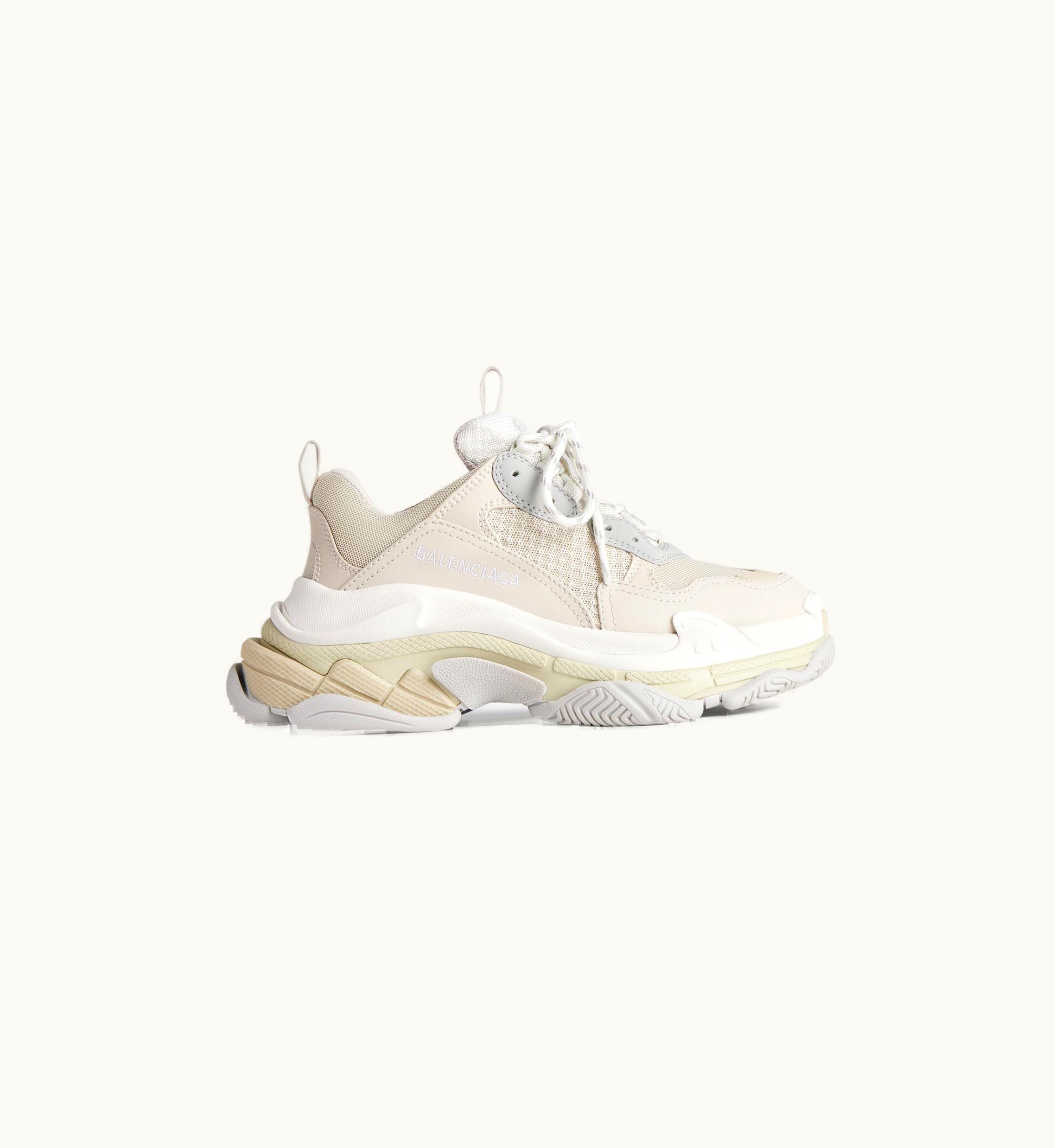 Balenciaga Balenciaga Men's Triple S Sneaker In Off White