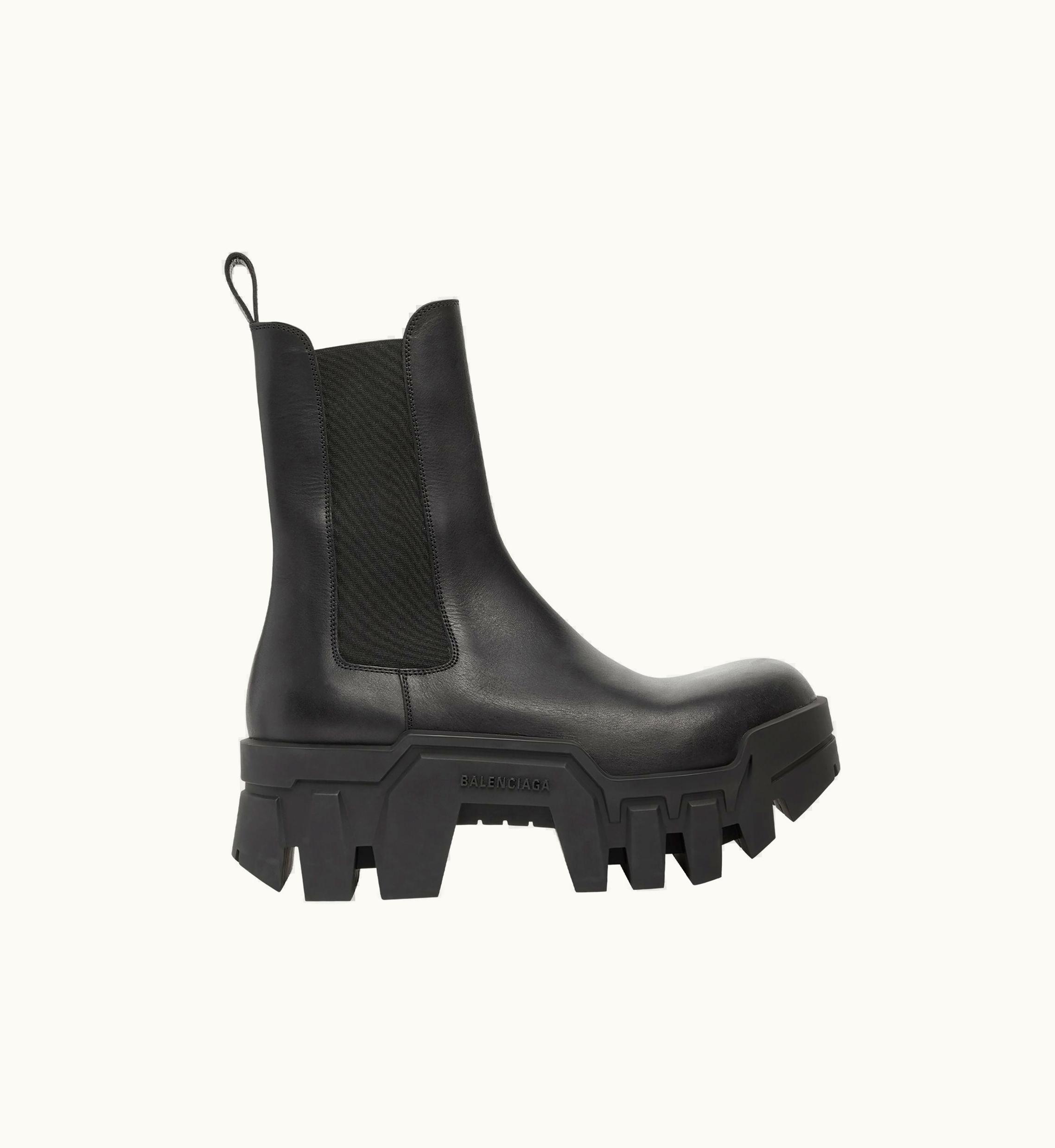 Balenciaga Balenciaga Men's Bulldozer Chelsea Boot In Black