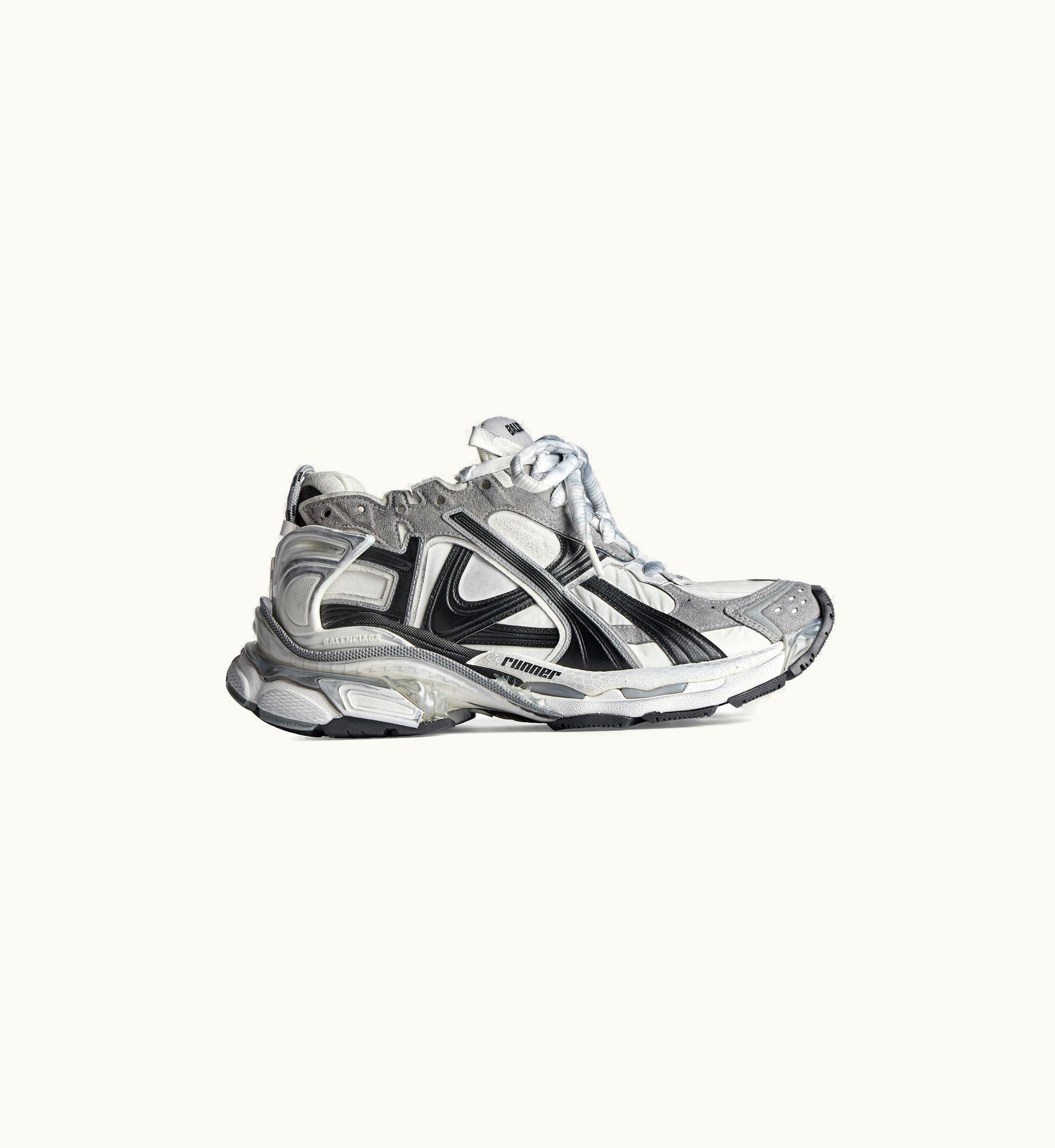 Balenciaga Balenciaga Men's Runner Sneaker In Grey / White / Black